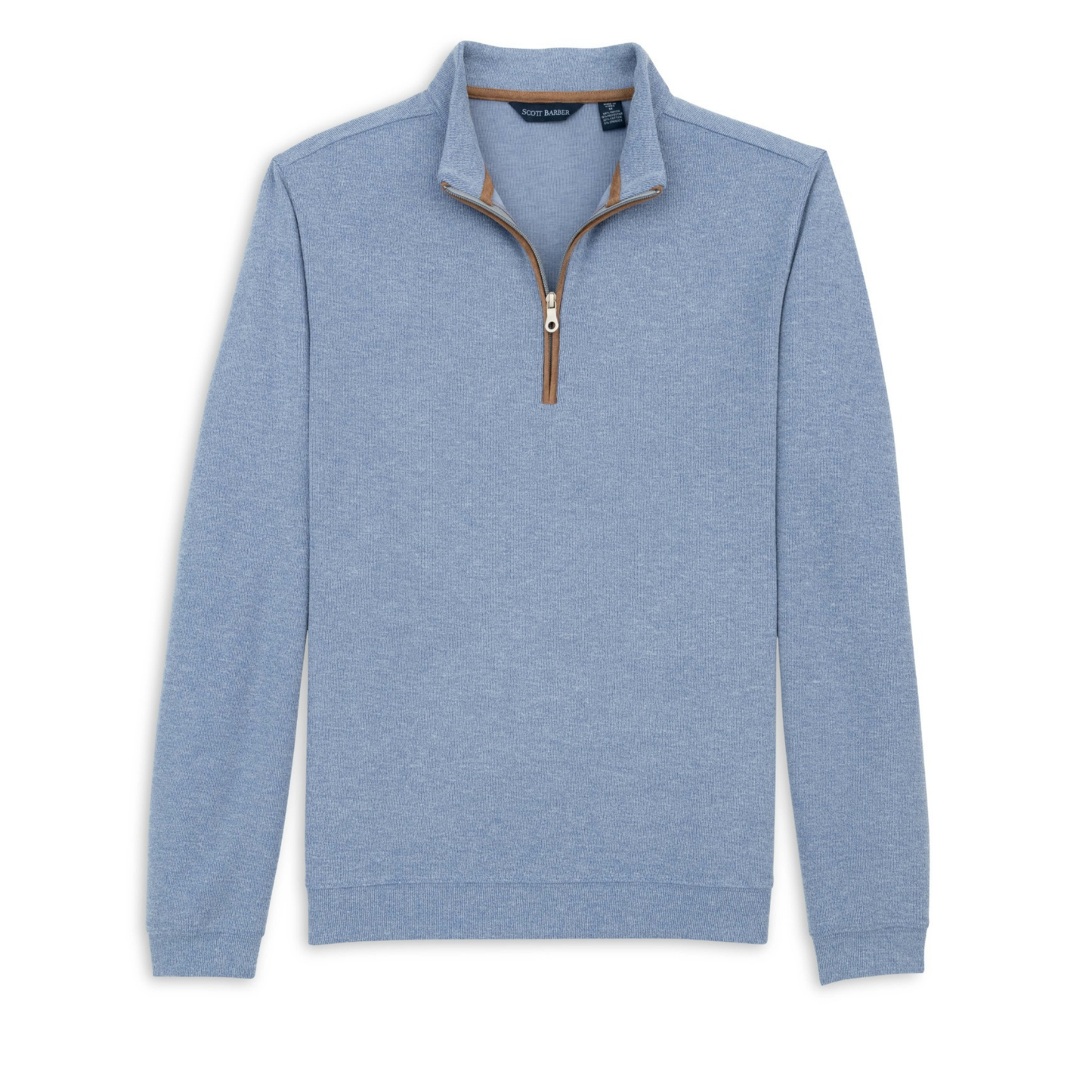 Stretch Heather Fleece Pullover (Country Blue)