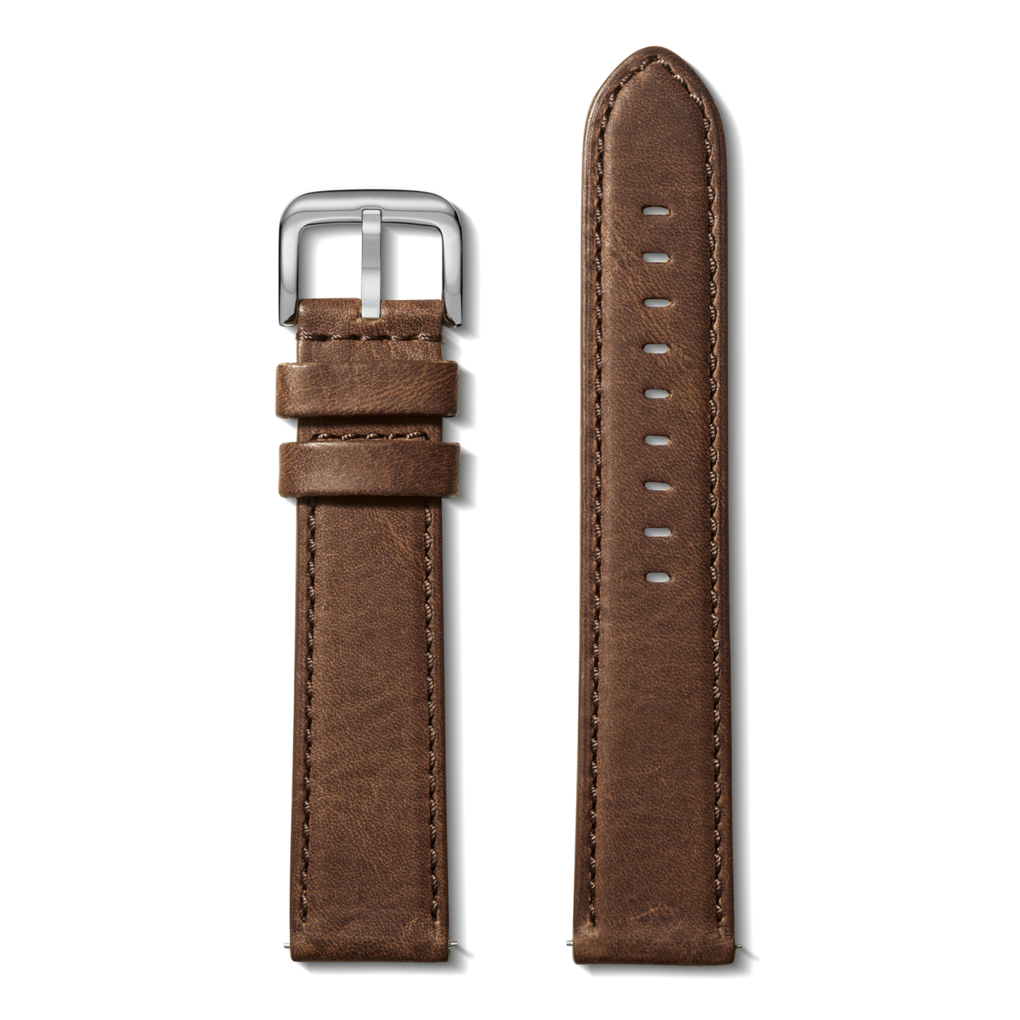 Shinola 22mm British Tan Leather Watch Strap (XL)