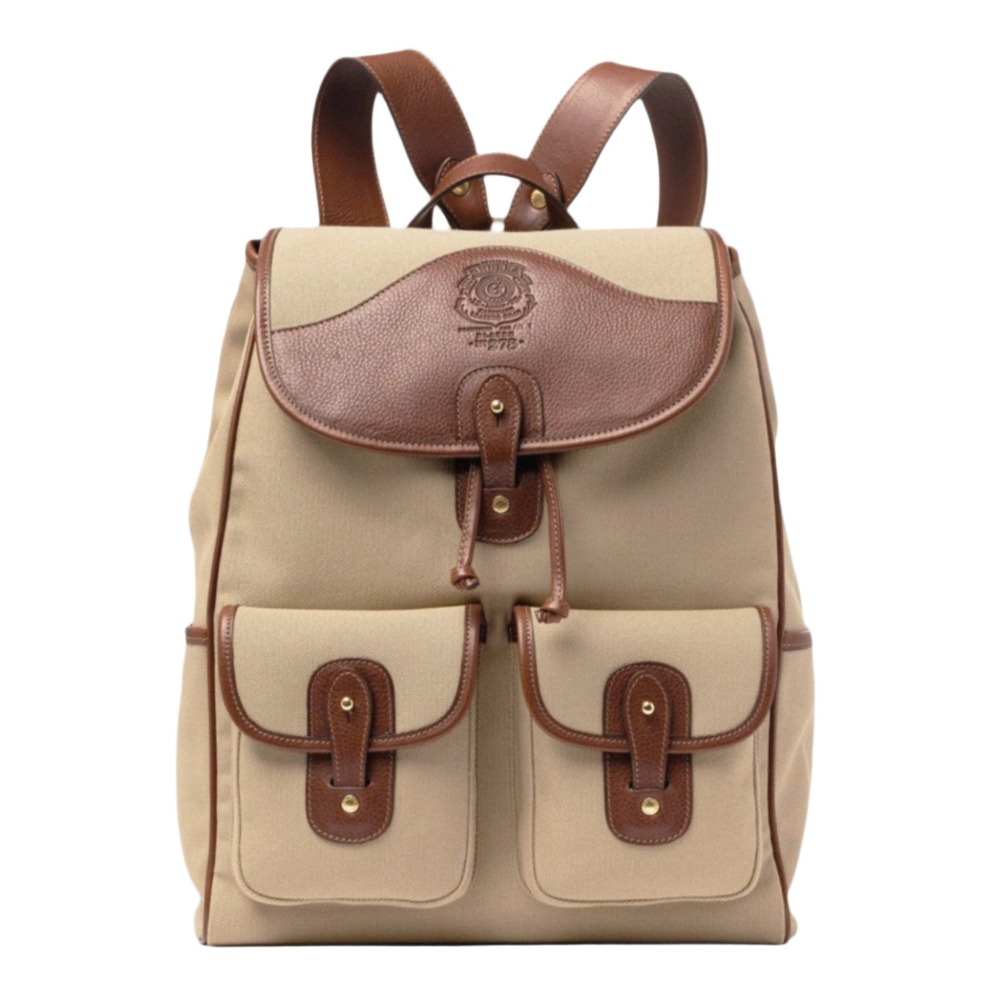 Blazer No. 278 (Khaki Twill/Vintage Chestnut Leather)