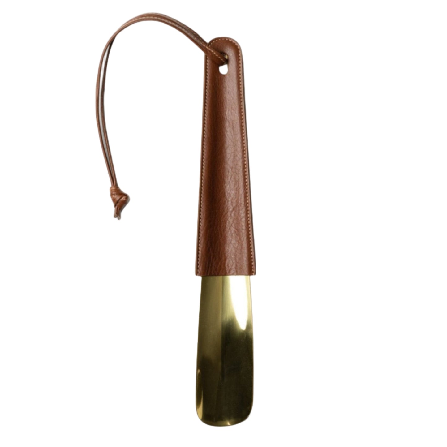 Brass-Tipped Shoehorn No. 239 (Vintage Chestnut Leather)