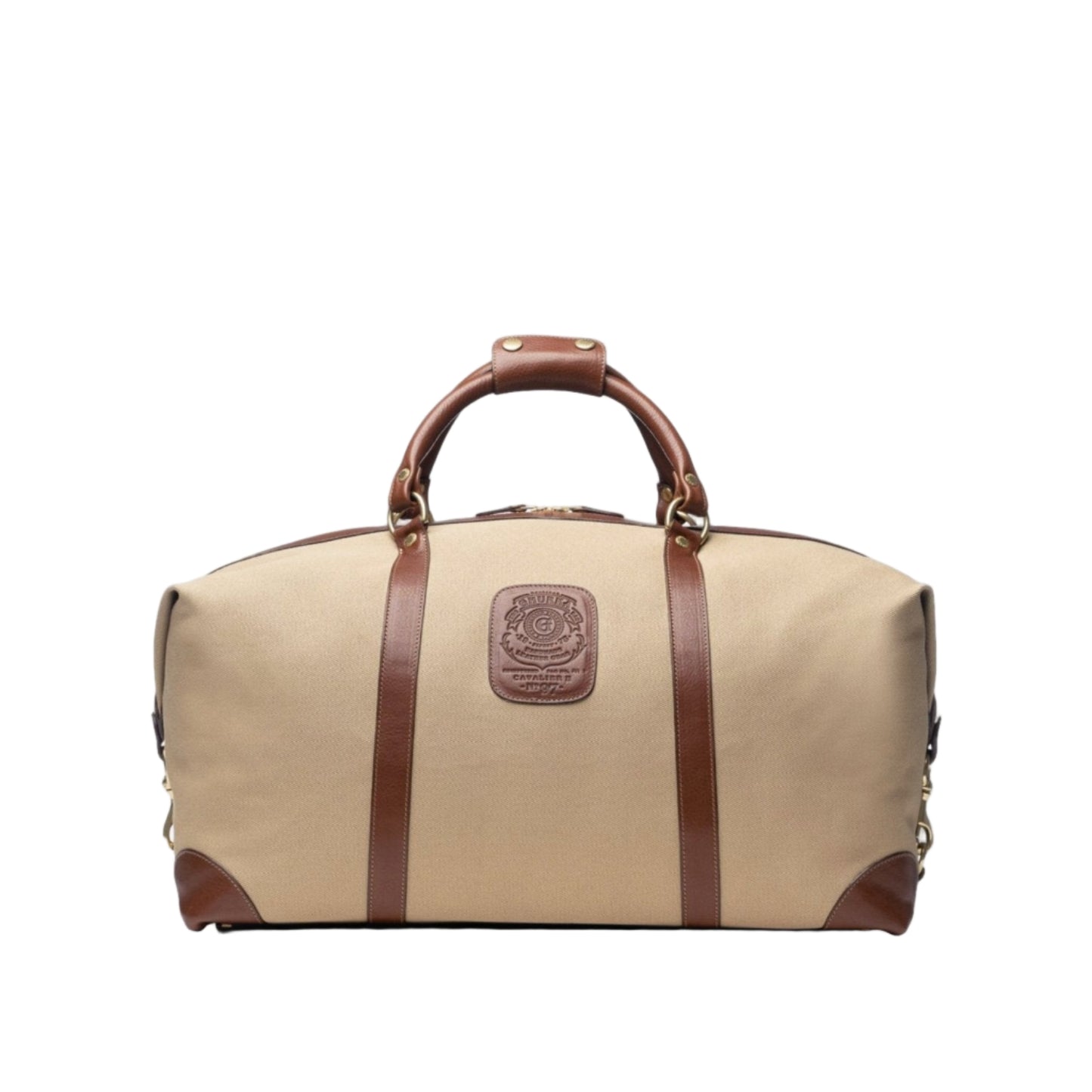 Cavalier II No. 97 (Khaki Twill/Vintage Chestnut Leather)