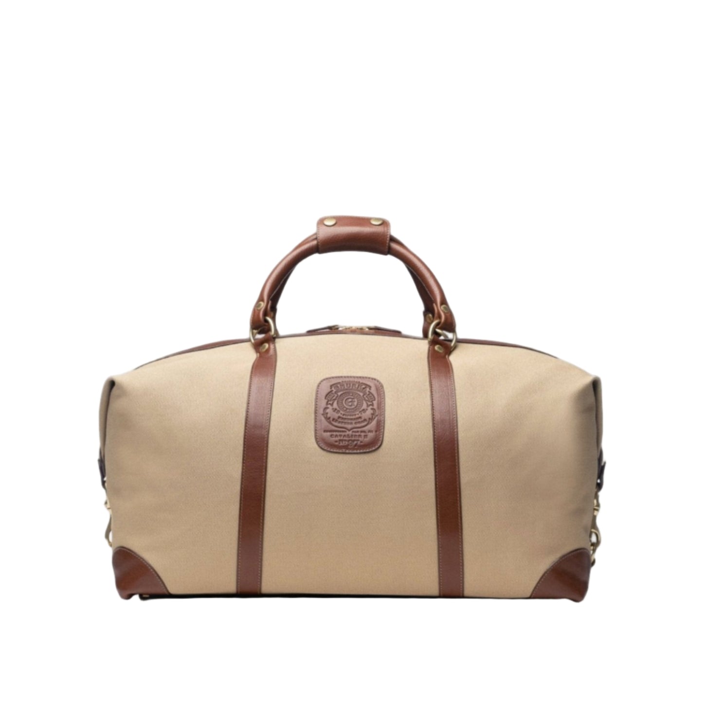 Cavalier II No. 97 (Khaki Twill/Vintage Chestnut Leather)