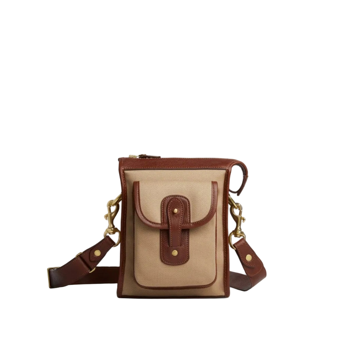Citypack No. 270 (Khaki Twill/Vintage Chestnut Leather)