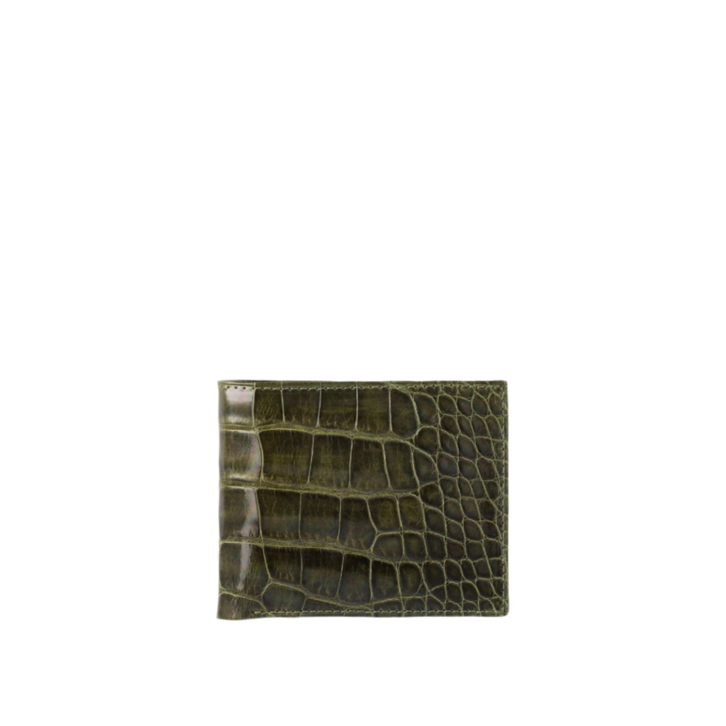 Classic Wallet No. 101 (Olive Alligator)