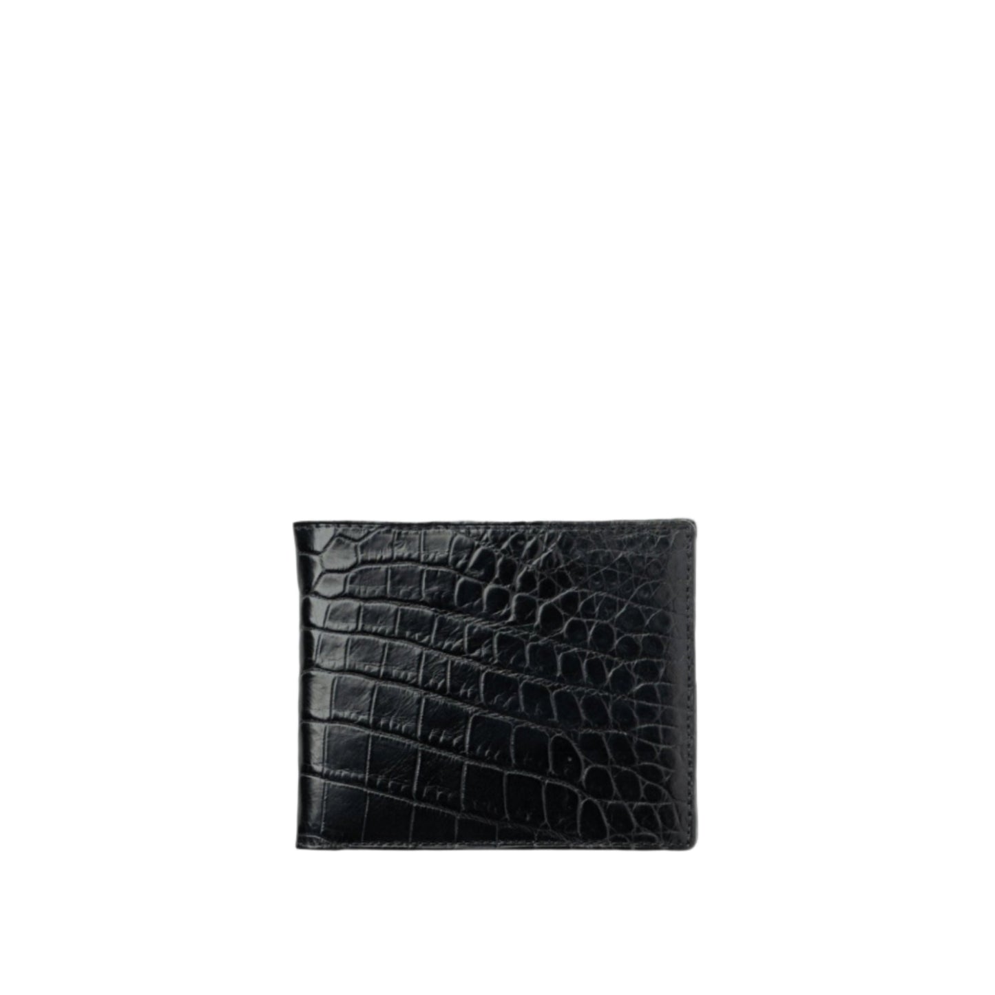 Classic Wallet No. 101 (Black Crocodile)