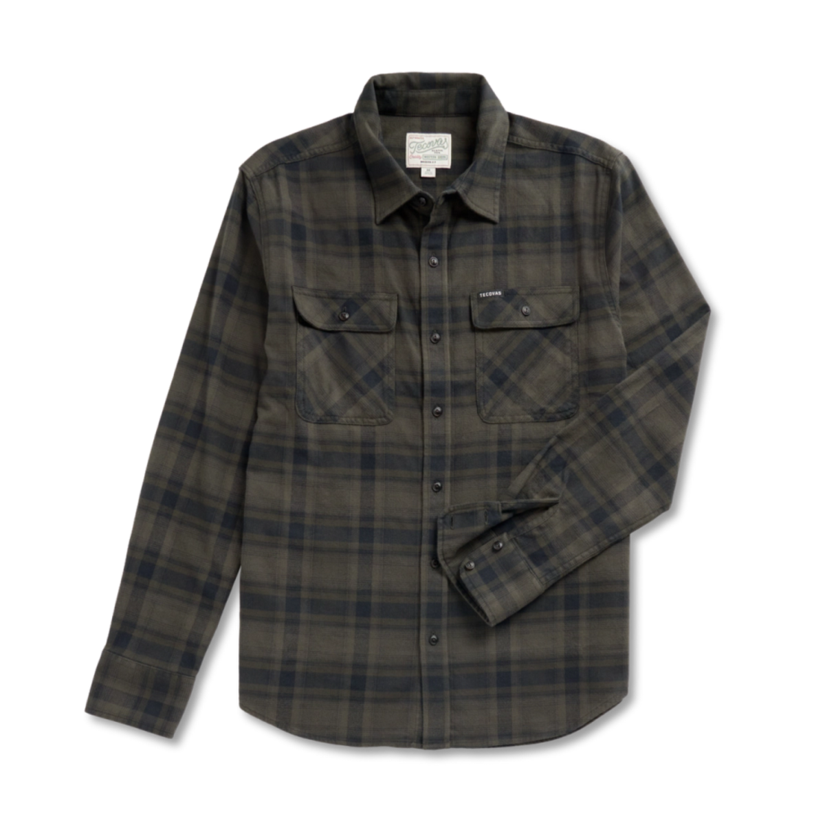 Tecovas Essential Flannel (Black/Gray)