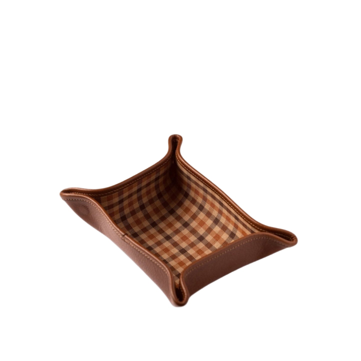 Folding Snap Tray No. 58 (Vintage Chestnut Leather)