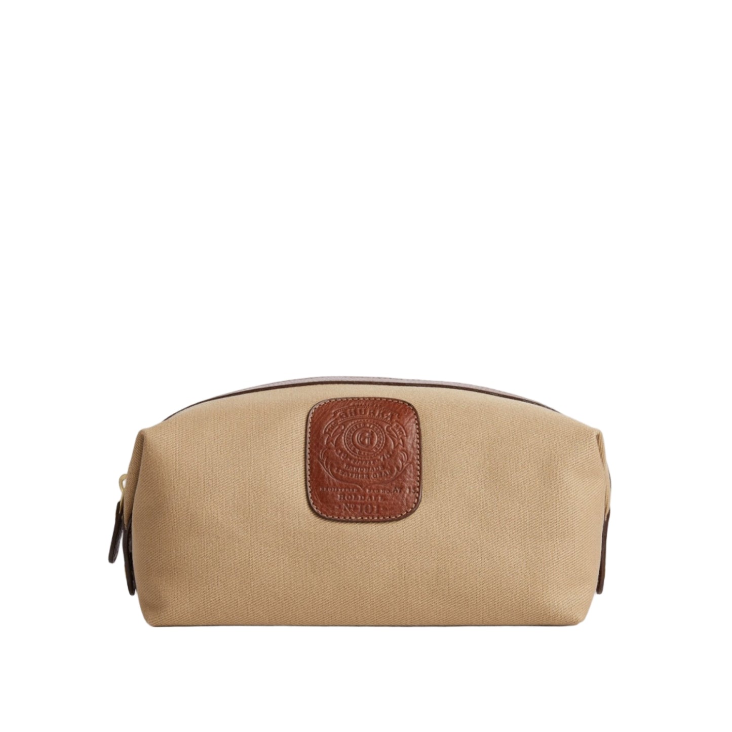 Holdall No. 101 (Khaki Twill/Vintage Chestnut Leather)