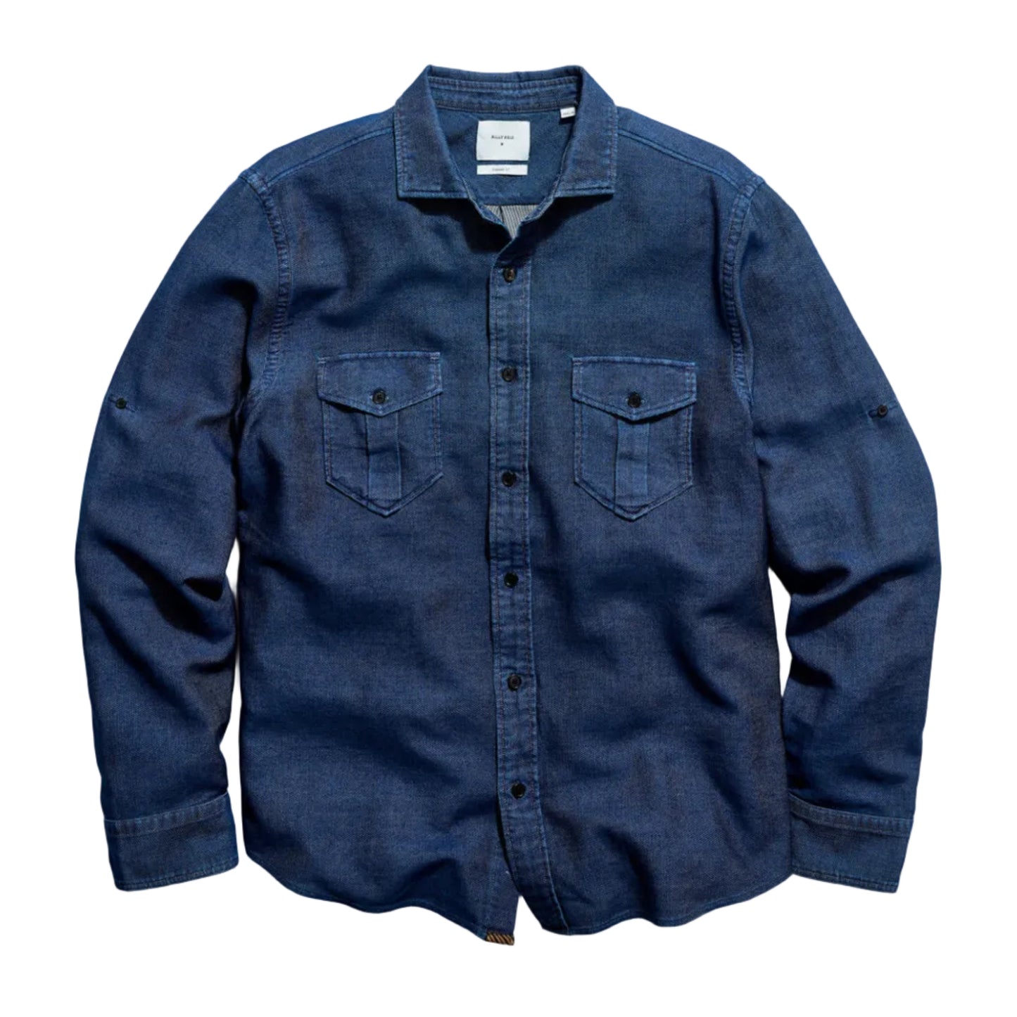 Cotton Dobby Scout Shirt (Carbon Blue)