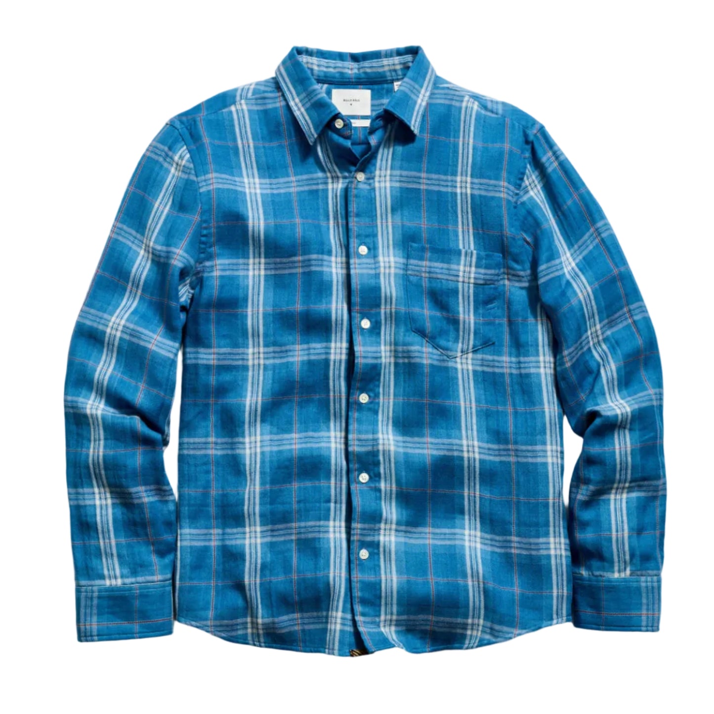 Double Face Plaid Cypress Shirt (Washed Indigo)
