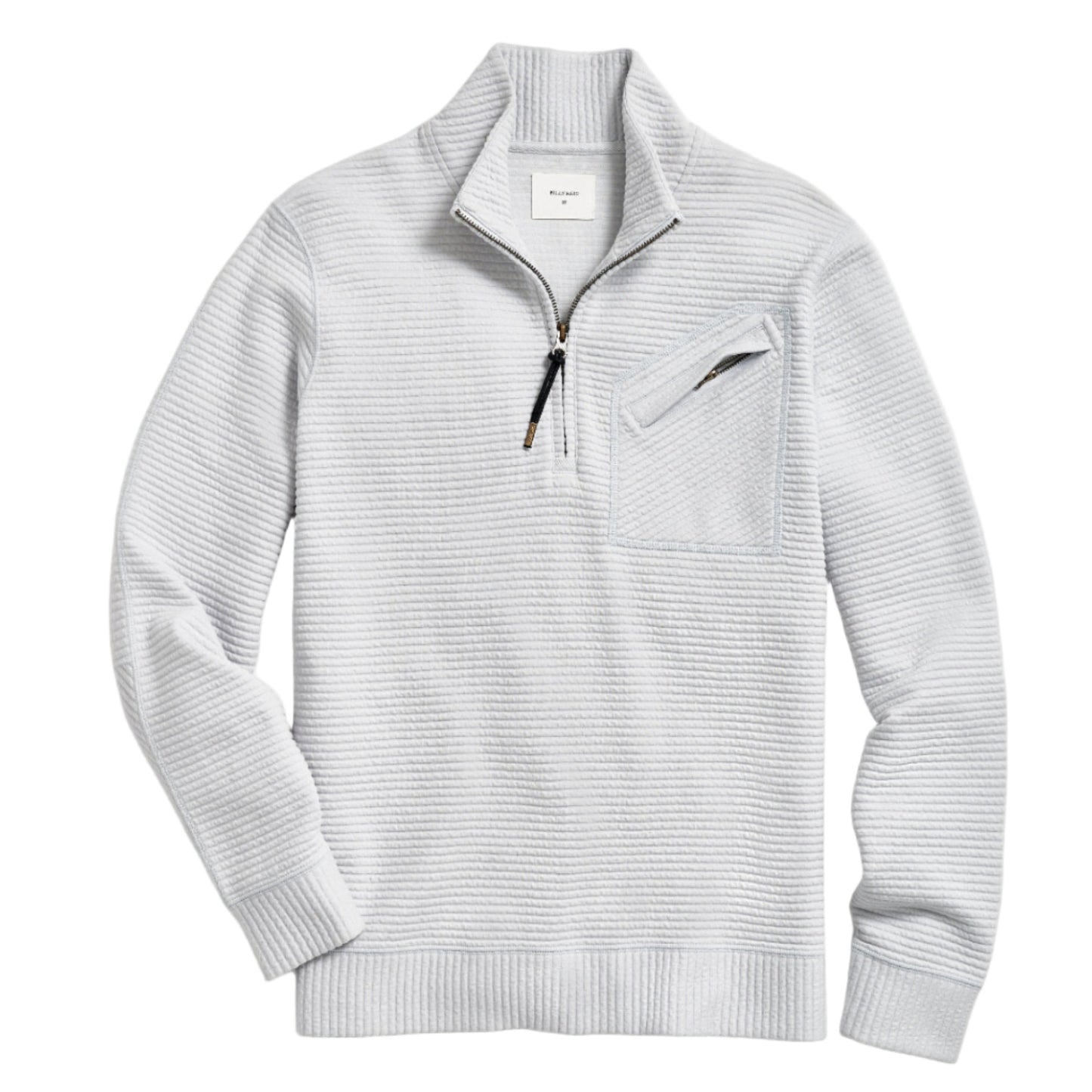 Quilted Half Zip (Beach Blue)