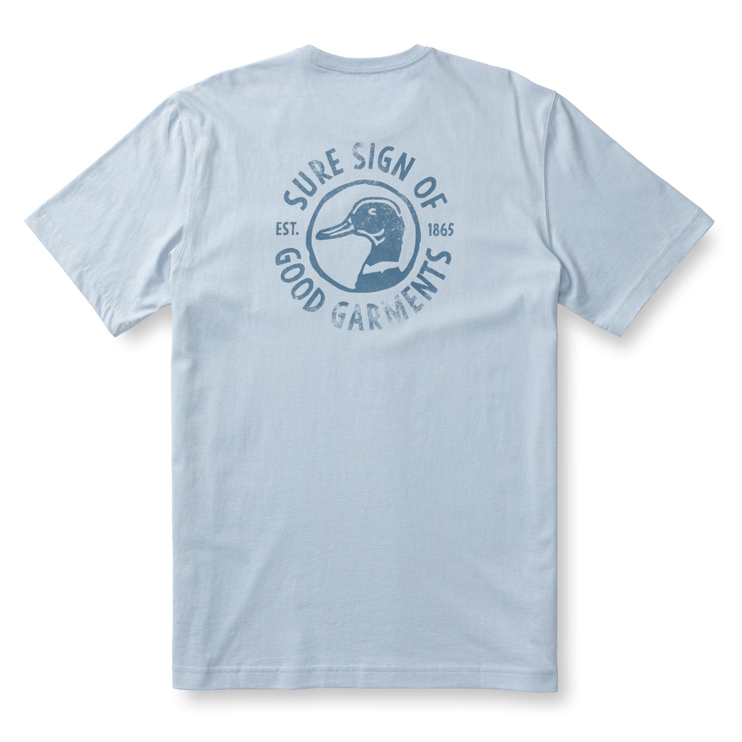 Sure Sign Short Sleeve T-Shirt (Light Blue)