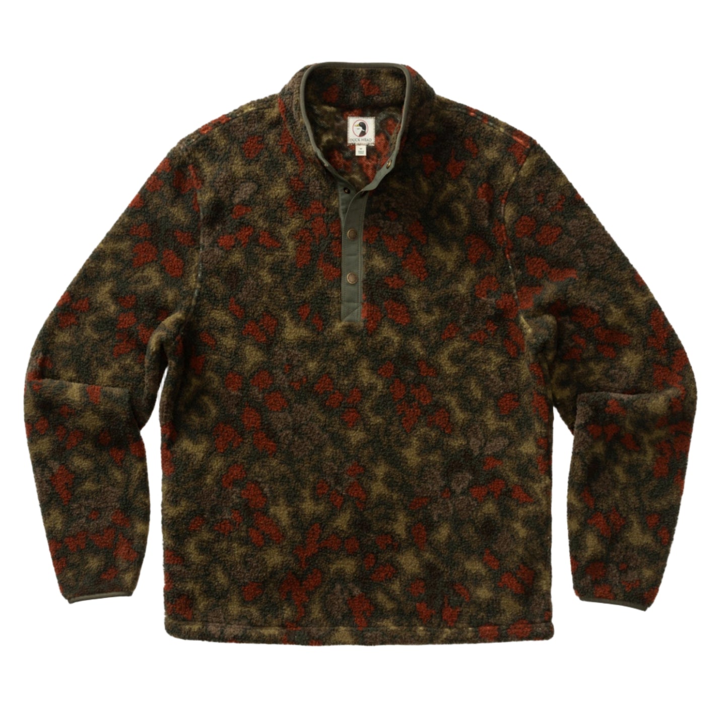 Pineview Fleece 1/4 Snap Pullover (Deep Olive)