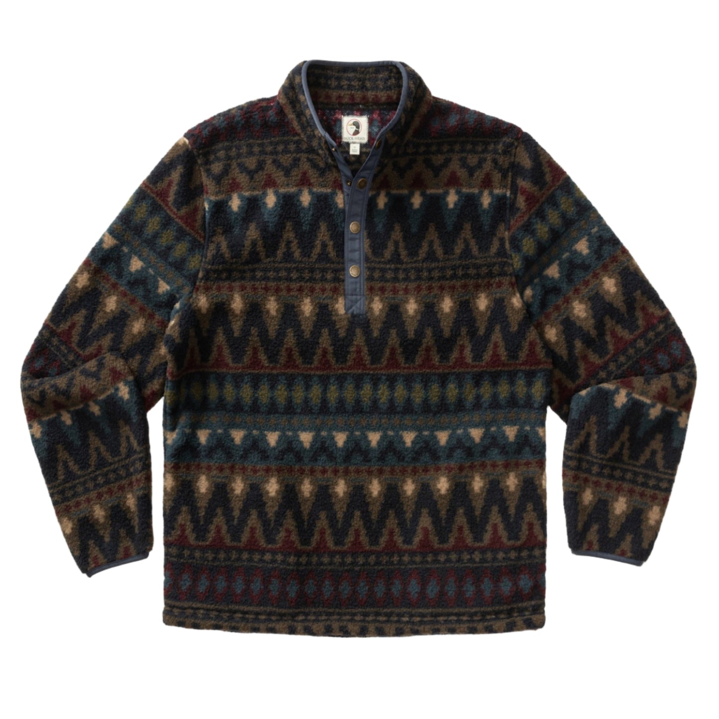 Pineview Fleece 1/4 Snap Pullover (Navy)