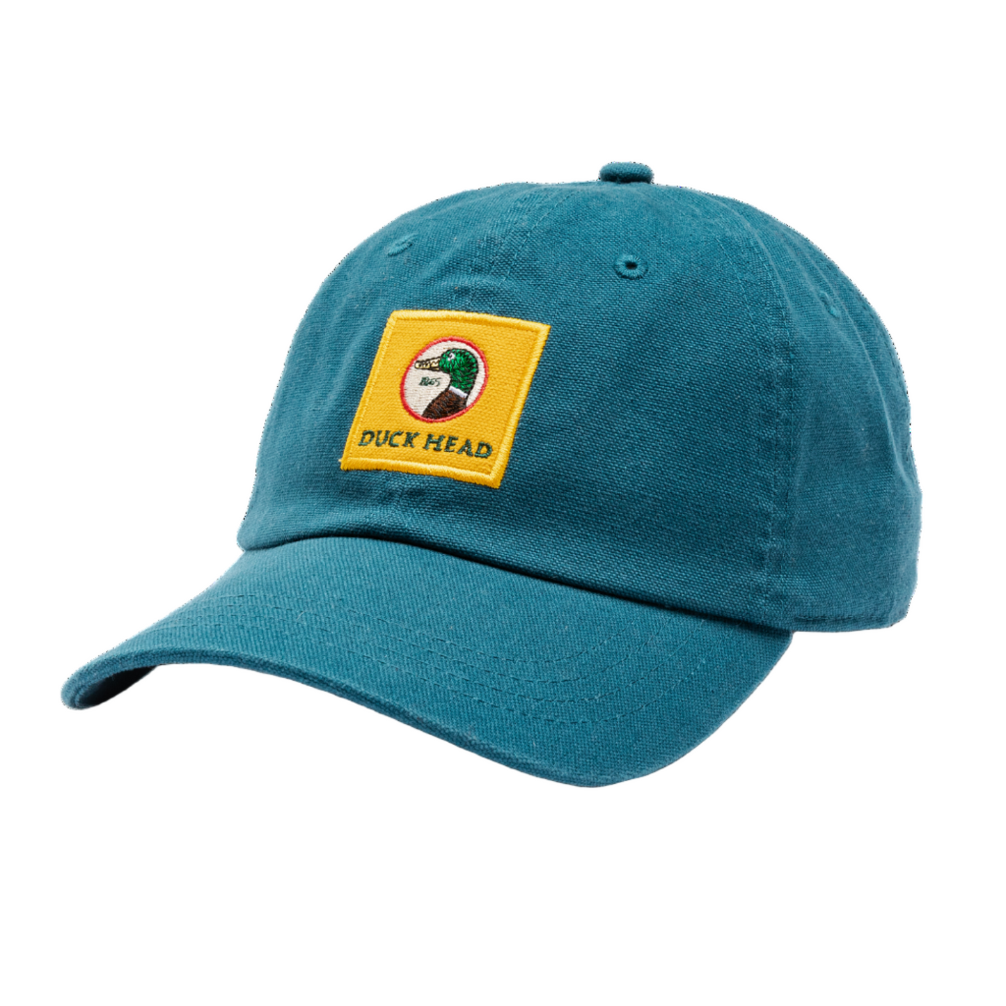 Embroidered Canvas Hat (Stormy Blue)