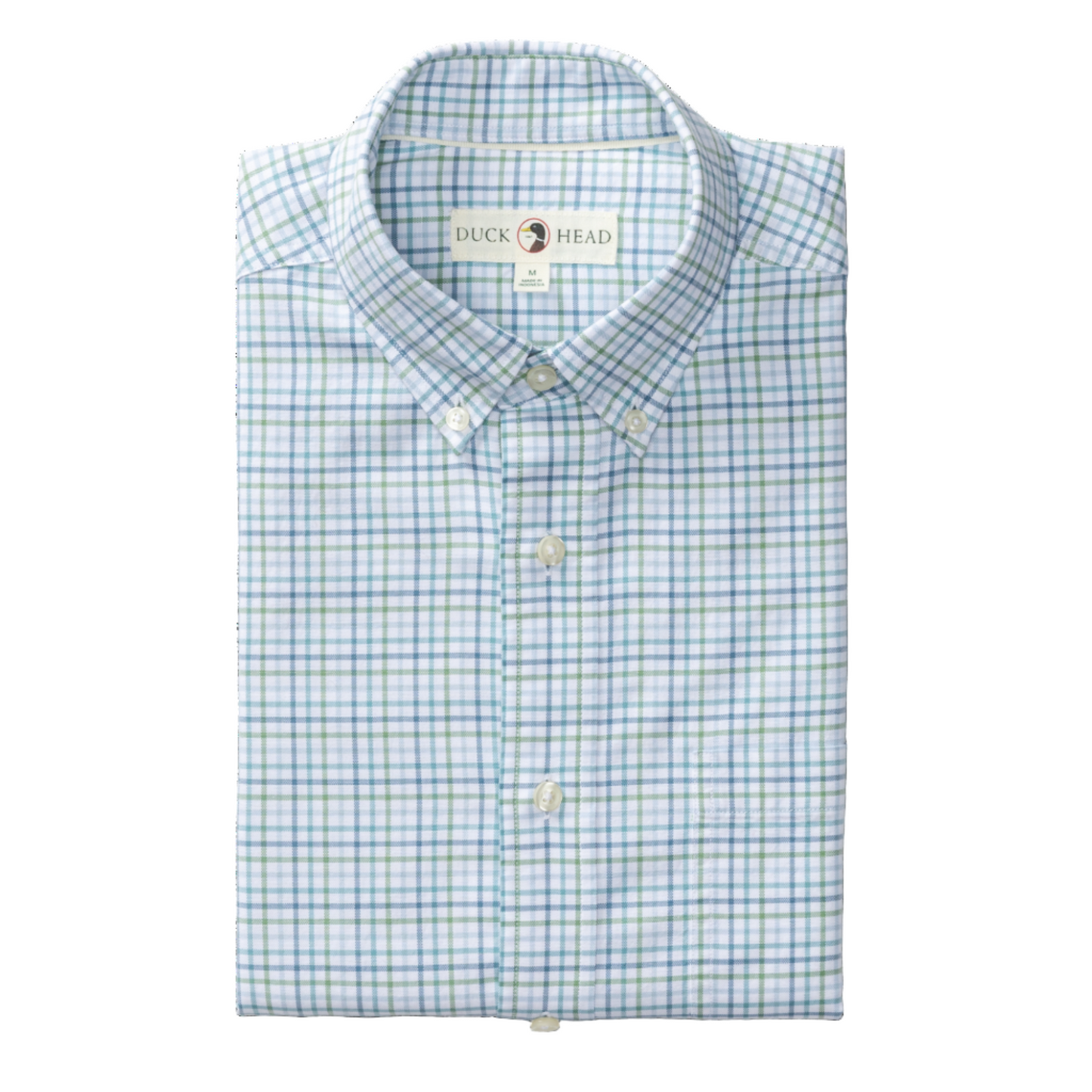 Cotton Oxford Sport Shirt - Cooke Plaid (Aspen Green)