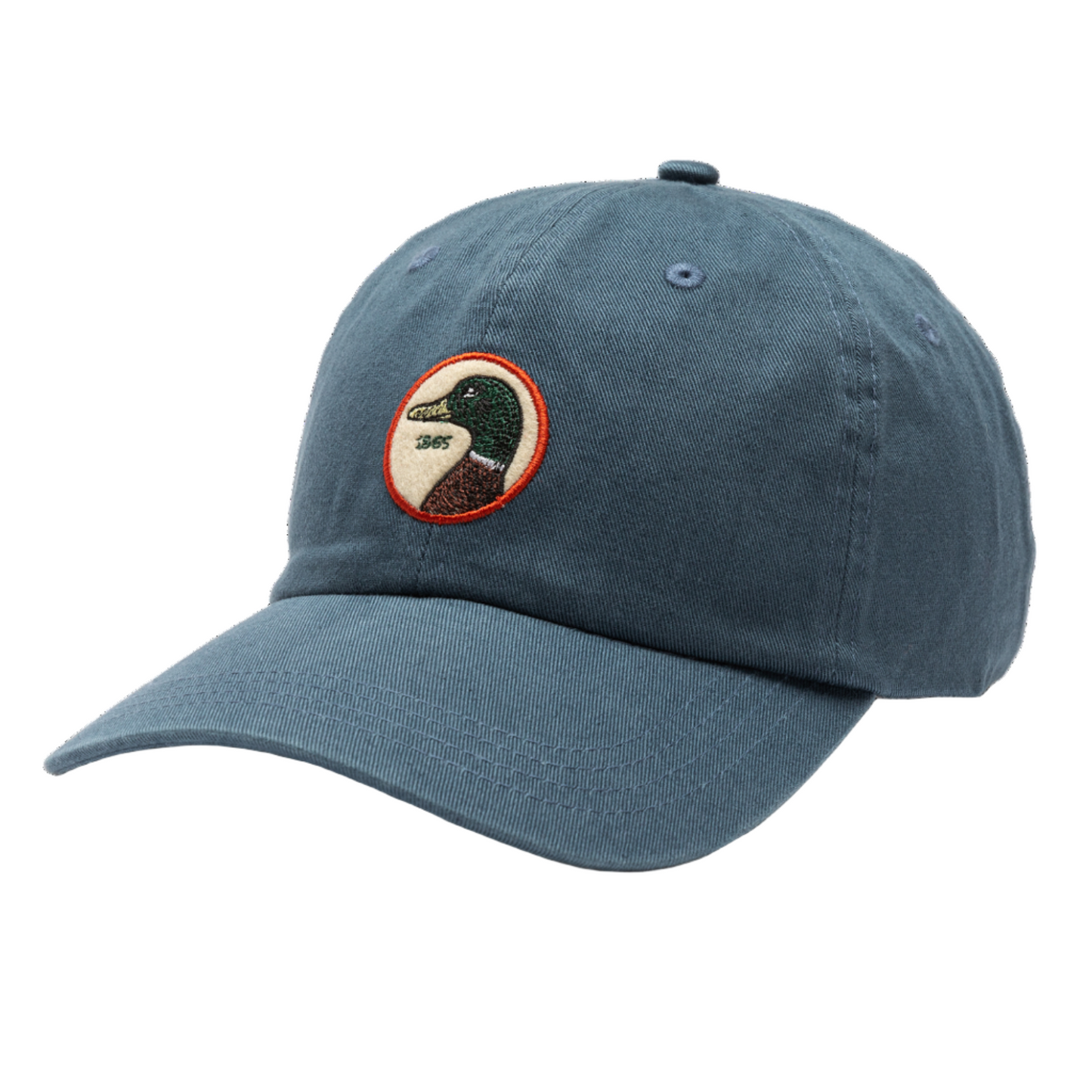Circle Patch Twill Hat (Lake Blue)