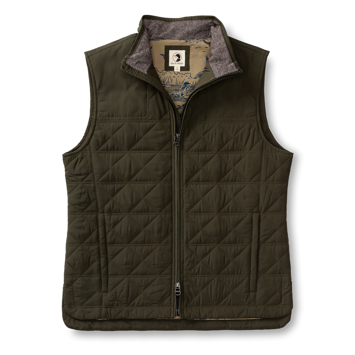 Fremont Performance Quilted Vest (Dark Forest Green)