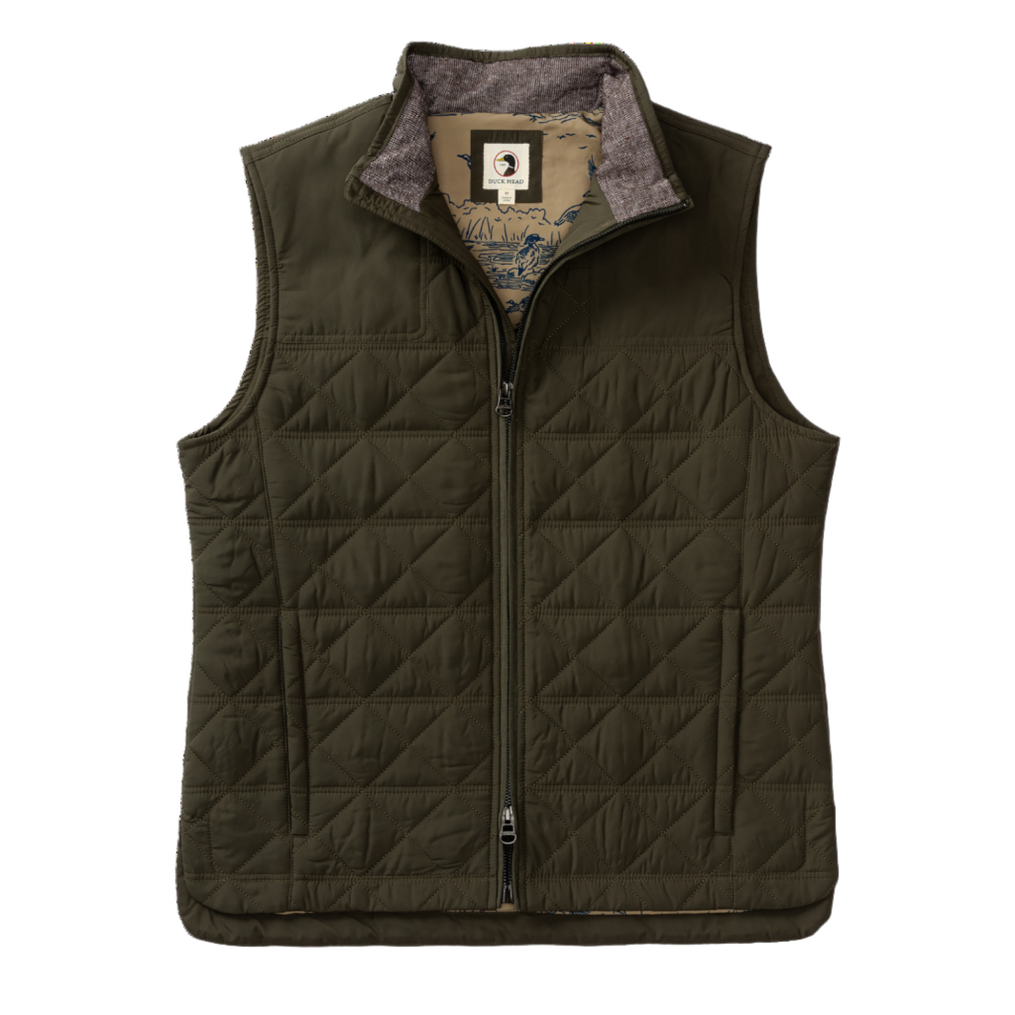 Fremont Performance Quilted Vest (Dark Forest Green)
