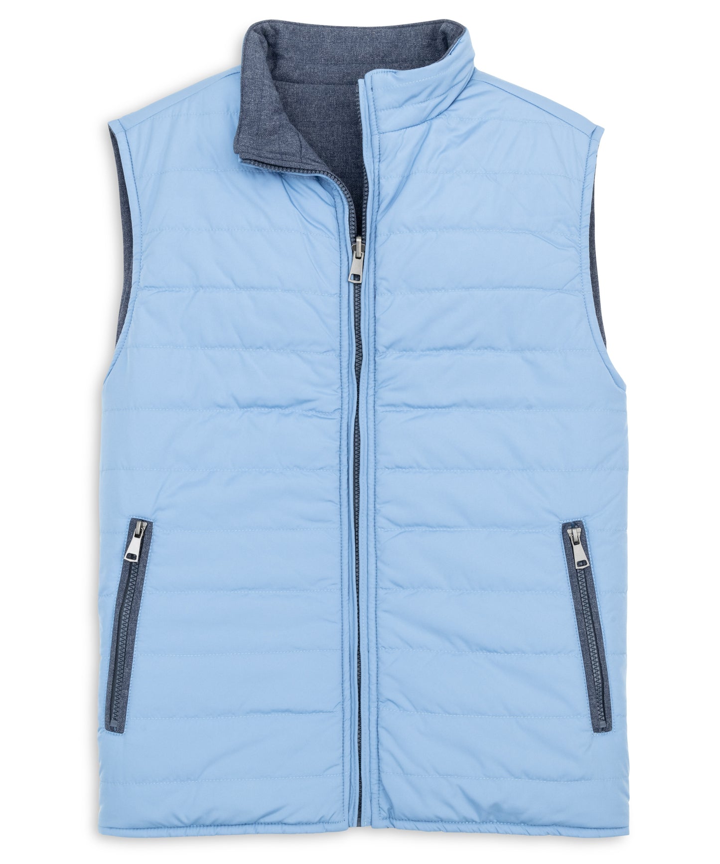 Reversible Quilted Vest (Denim)