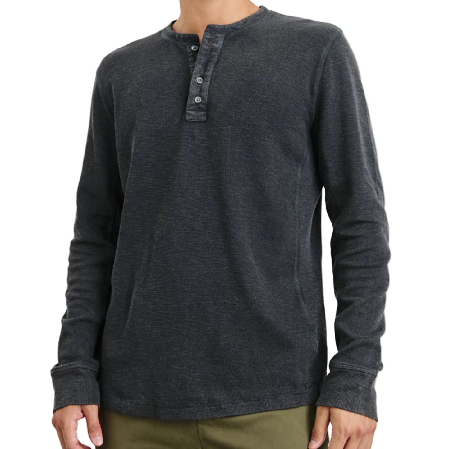 Soto Henley (Washed Black)