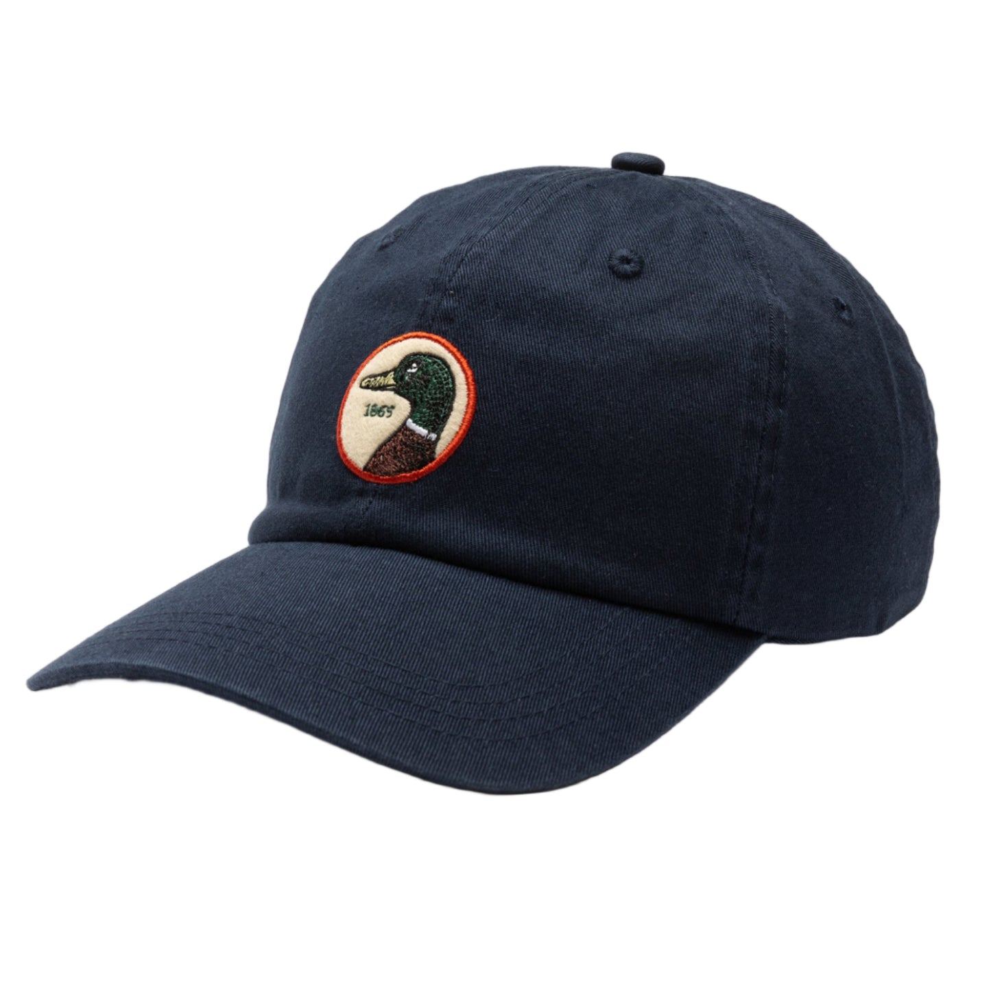 Circle Patch Twill Hat (Navy)