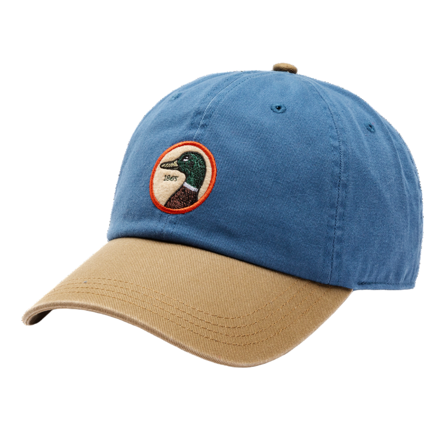Circle Patch Twill Hat (Varsity Blue)