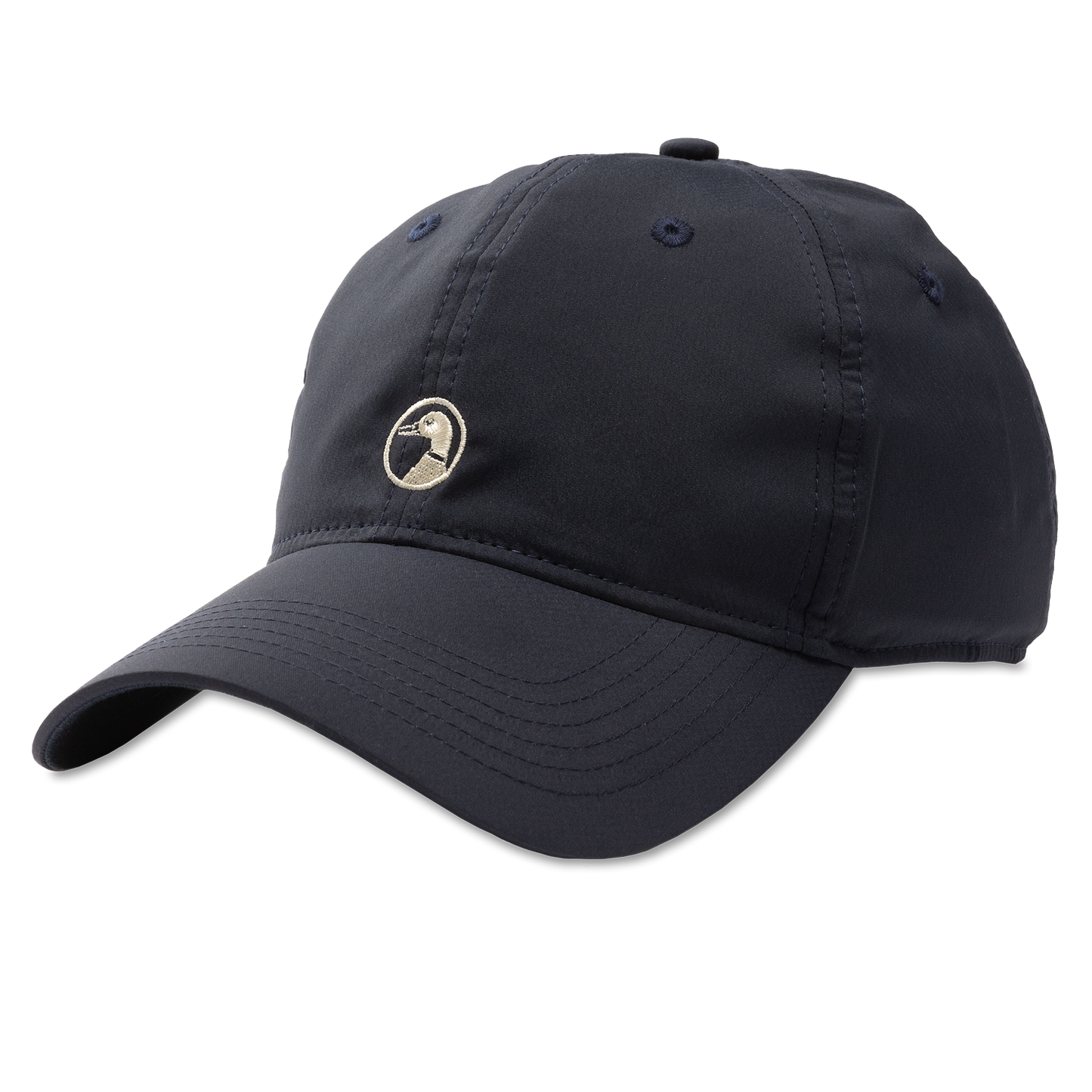 Embroidered Duck Performance Hat (Navy)