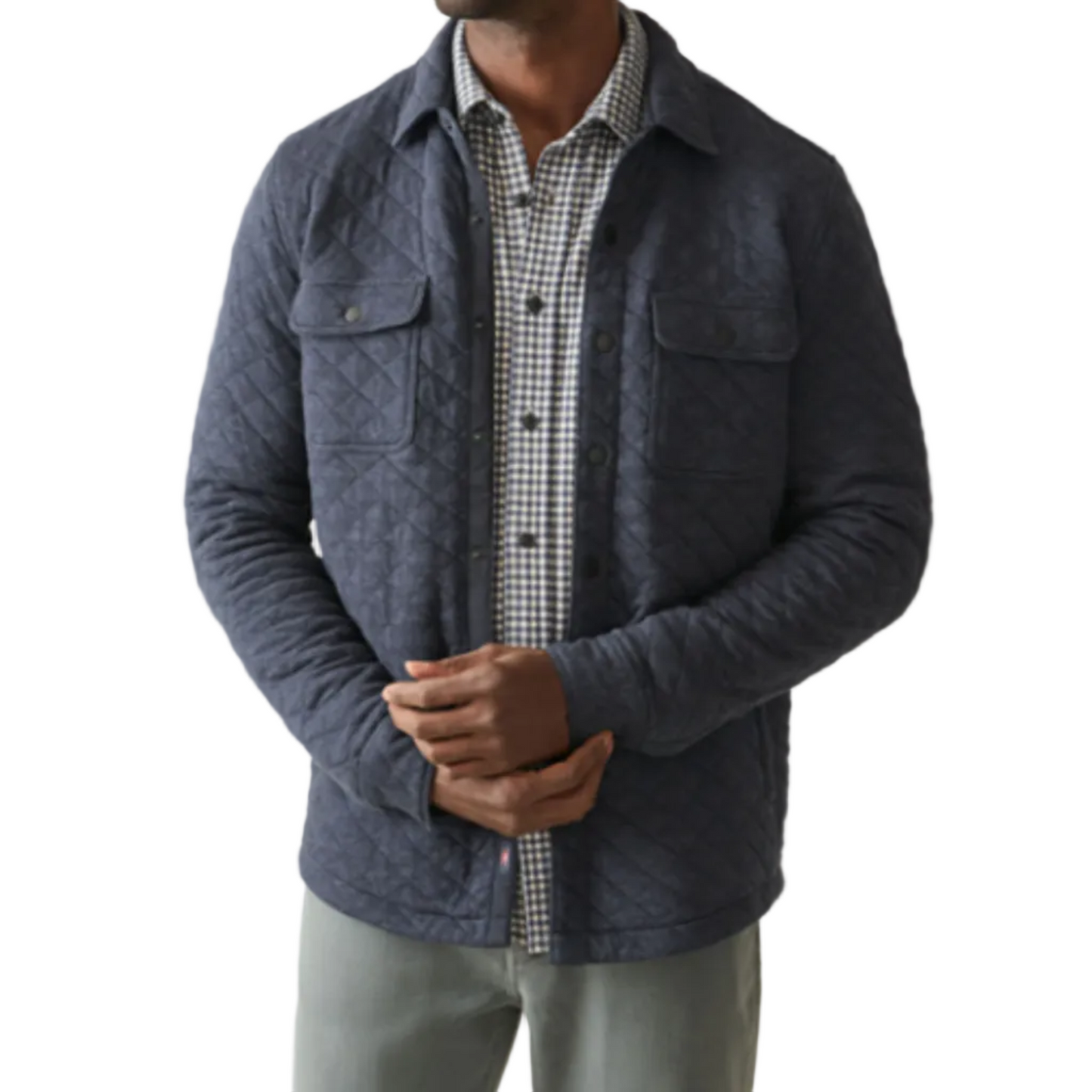 Epic Quilted Fleece CPO (Navy Melange)