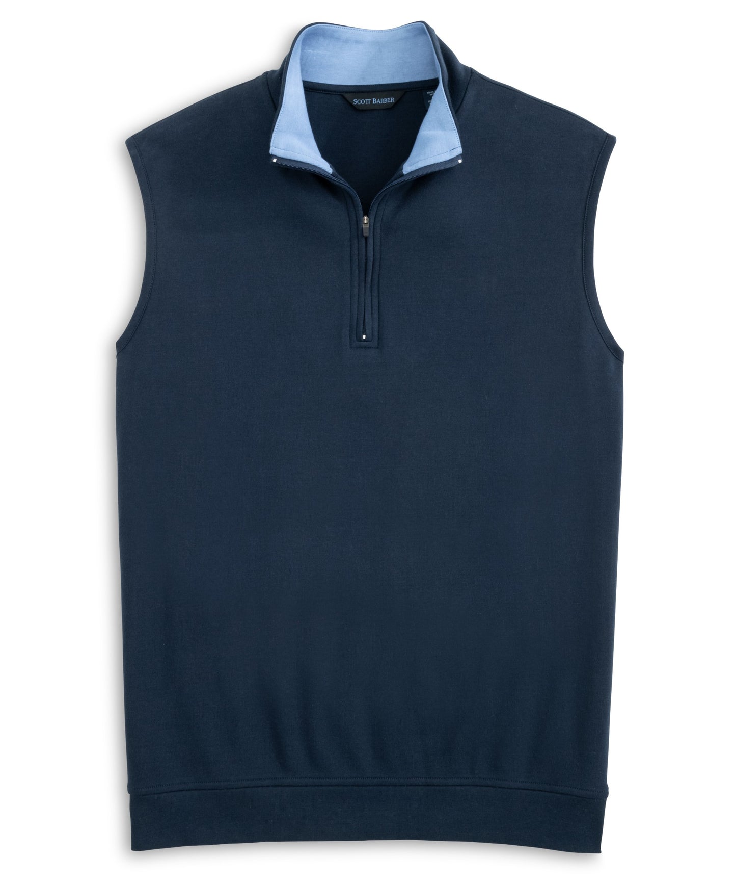 Pima Interlock Pullover Vest (Midnight)