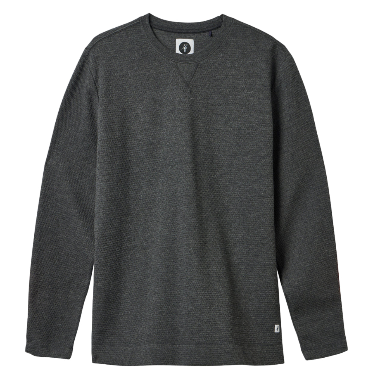 Tahoe Long Sleeve Crew (Heather Smoke)
