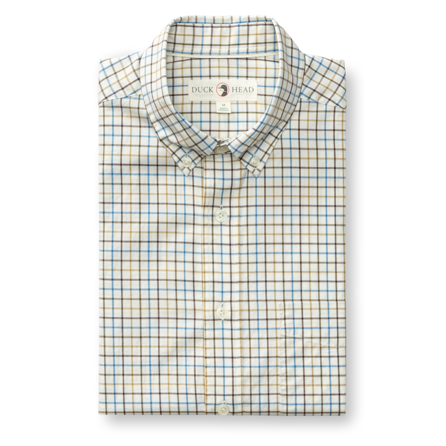 Cotton Twill Sport Shirt - Joyner Plaid (Wheatfield)