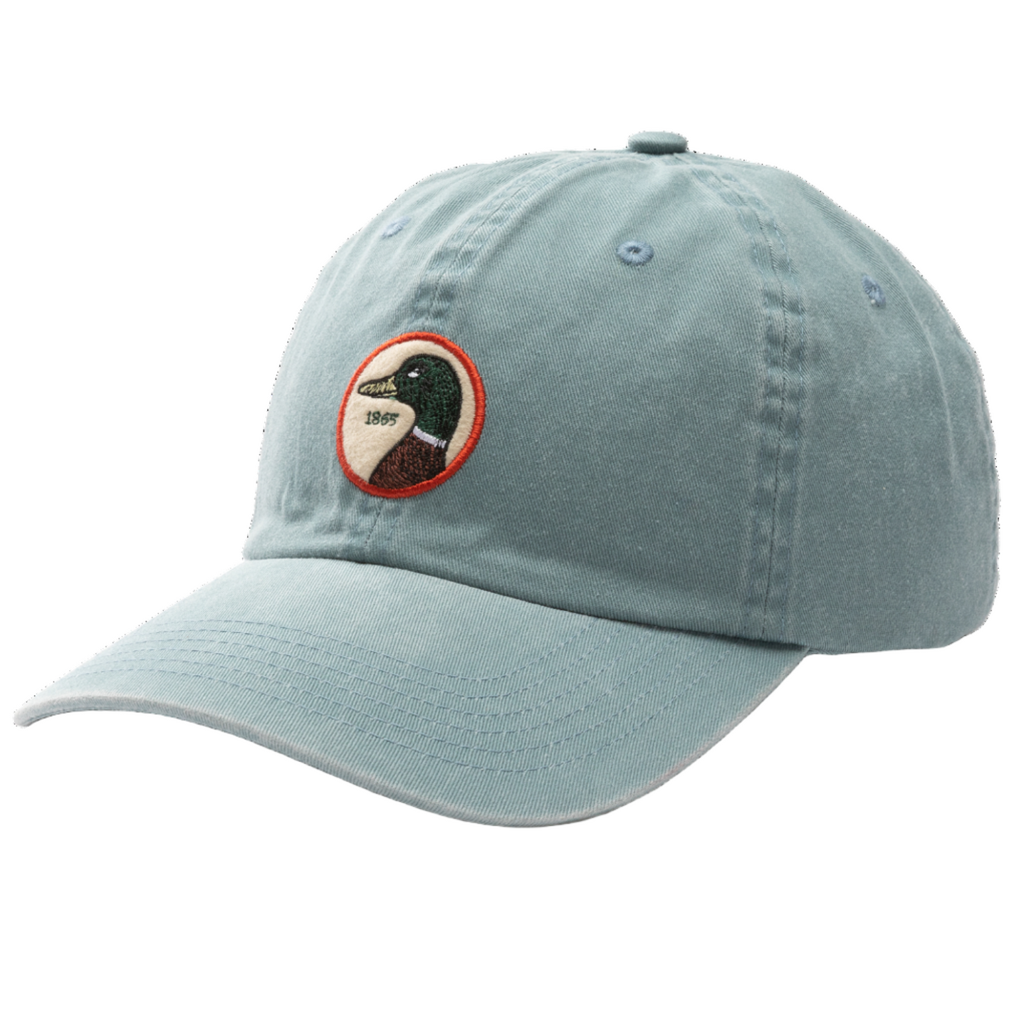 Circle Patch Twill Hat (Washed Green)
