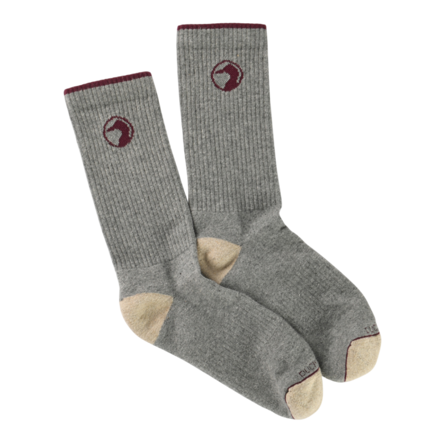 Duck Head Logo Socks (Varsity Grey)