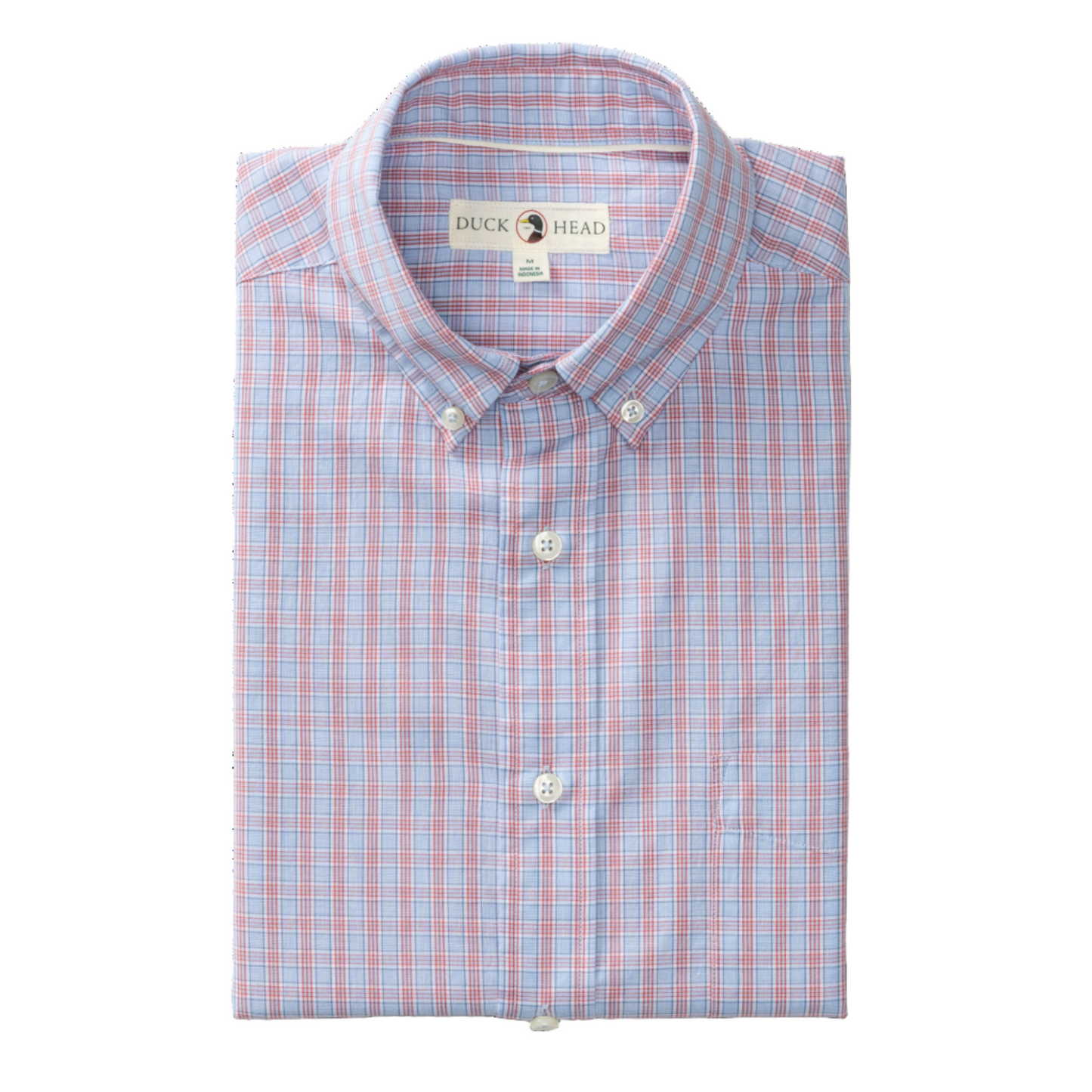 Cotton Cashmere Poplin Sport Shirt - Mattox Plaid (Serenity Blue)
