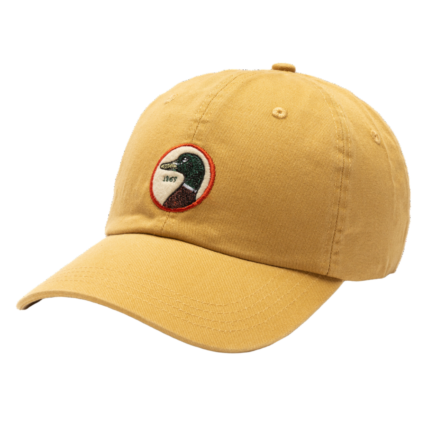 Circle Patch Twill Hat (Gold)