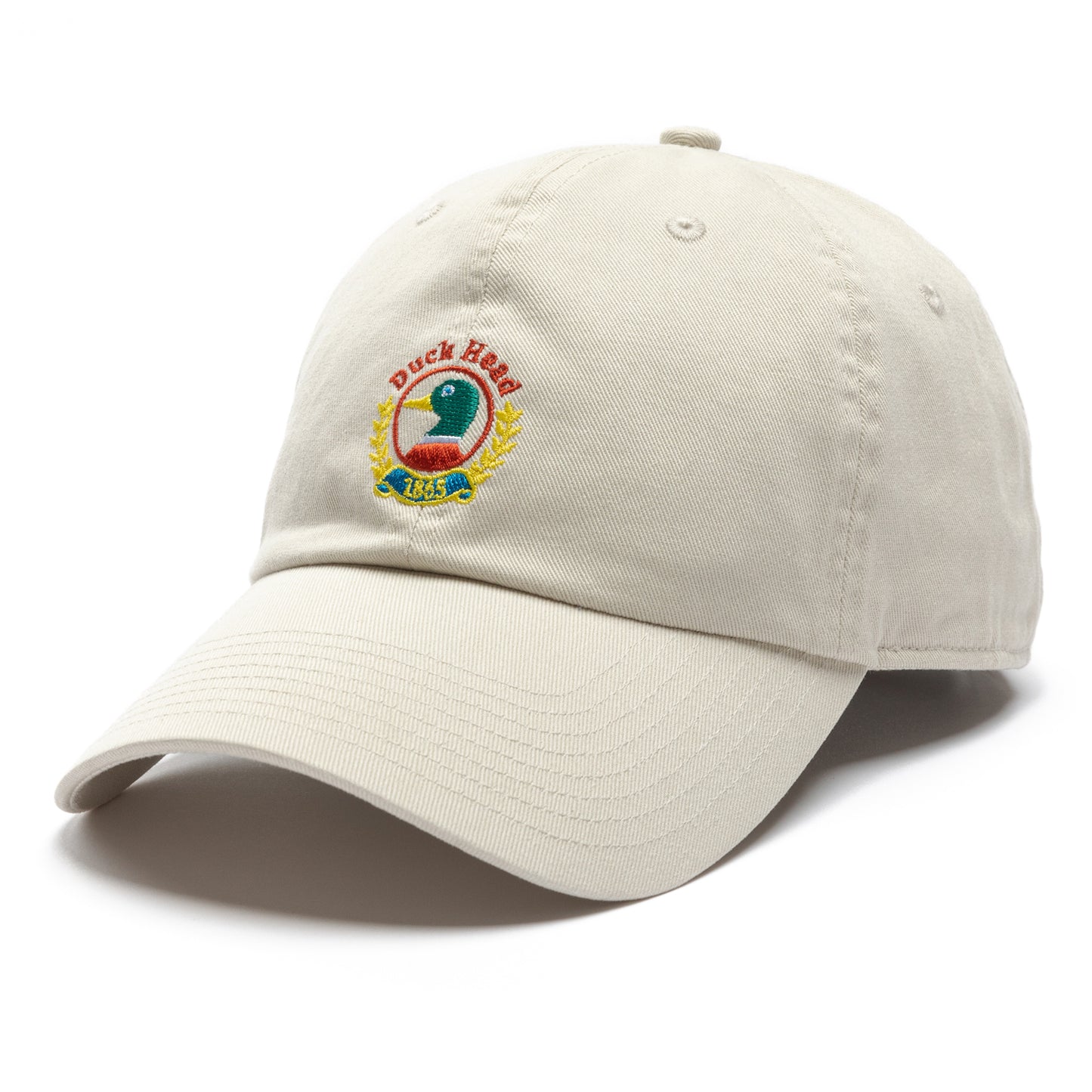 Embroidered Crest Hat (Putty)
