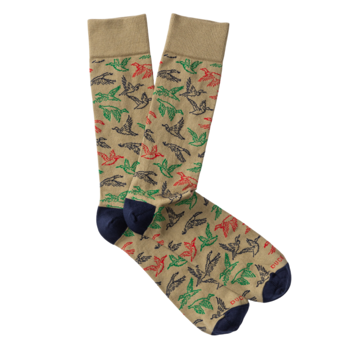 Flying Mallard Sock (Khaki)