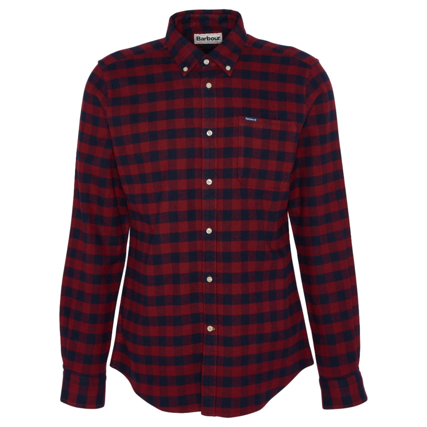 Endfield Tailored Gingham Shirt (Red)