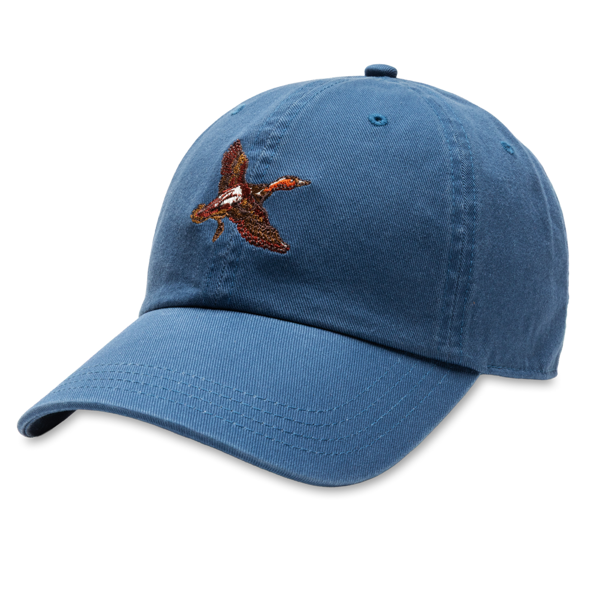 Vintage Motif Cotton Twill Hat (Navy Peony)