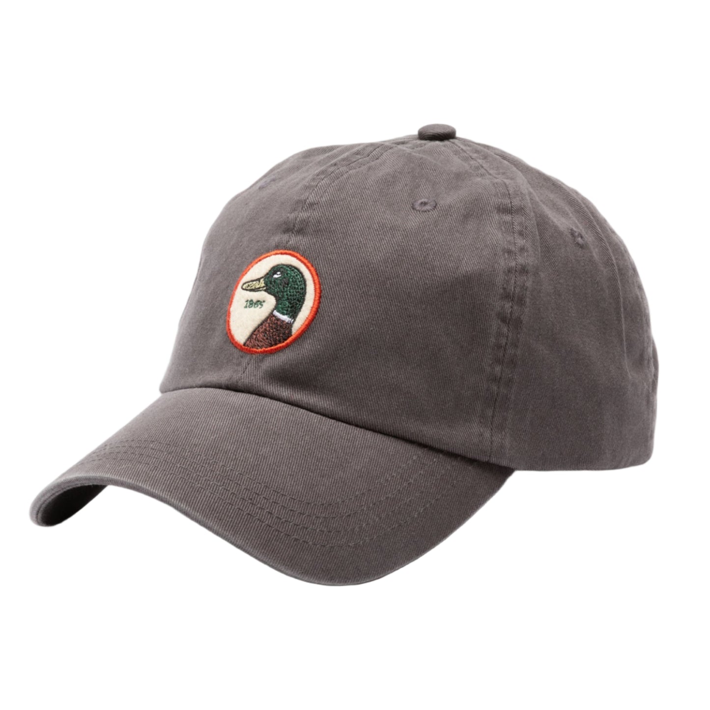 Circle Patch Twill Hat (Steel Gray)