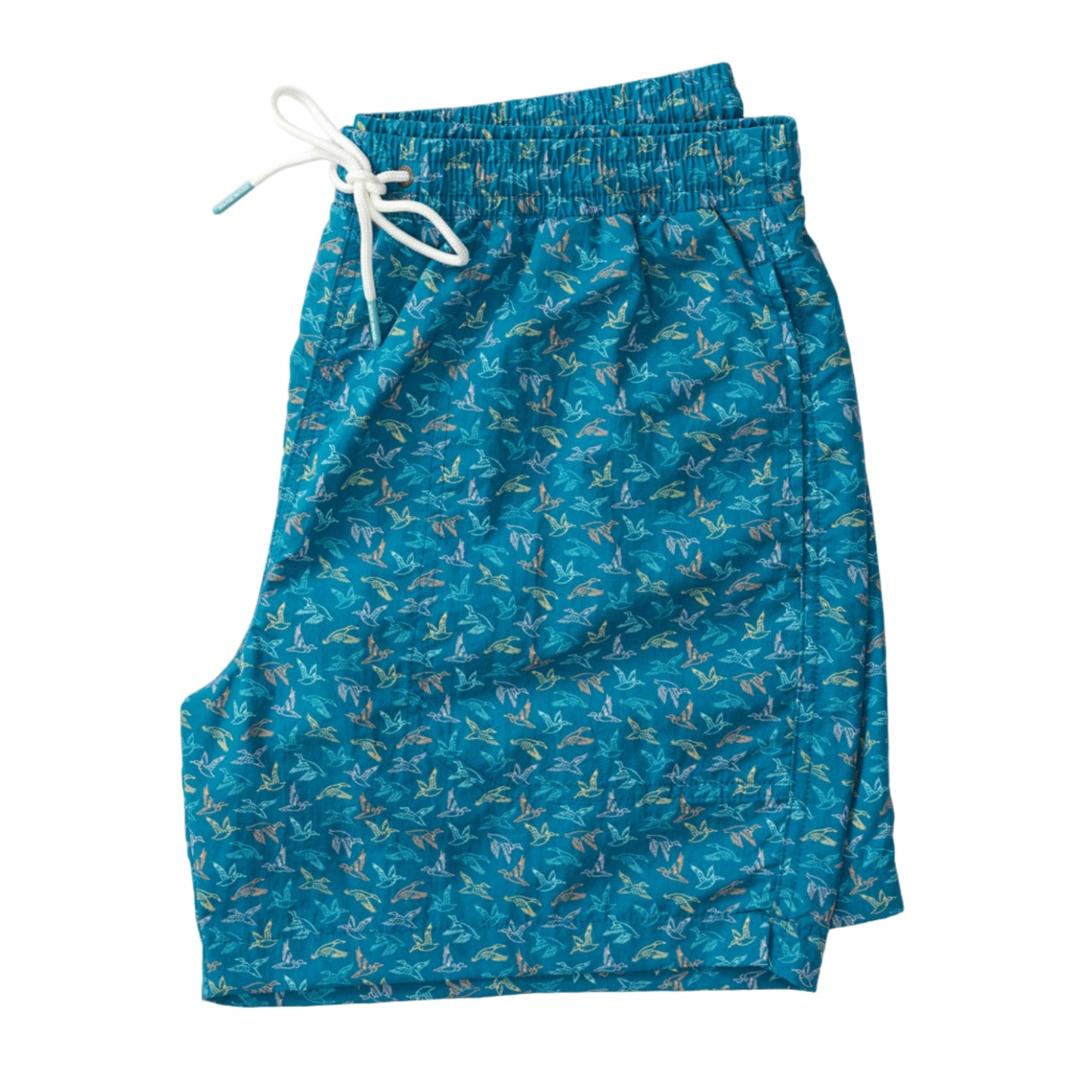 6” Print Sailport Swim Short (Sail Blue)