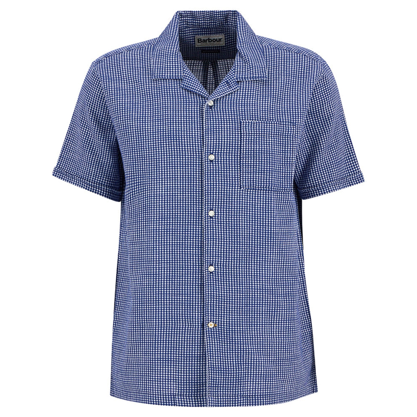 Rudbeck Textured Summerfit Shirt (Navy)
