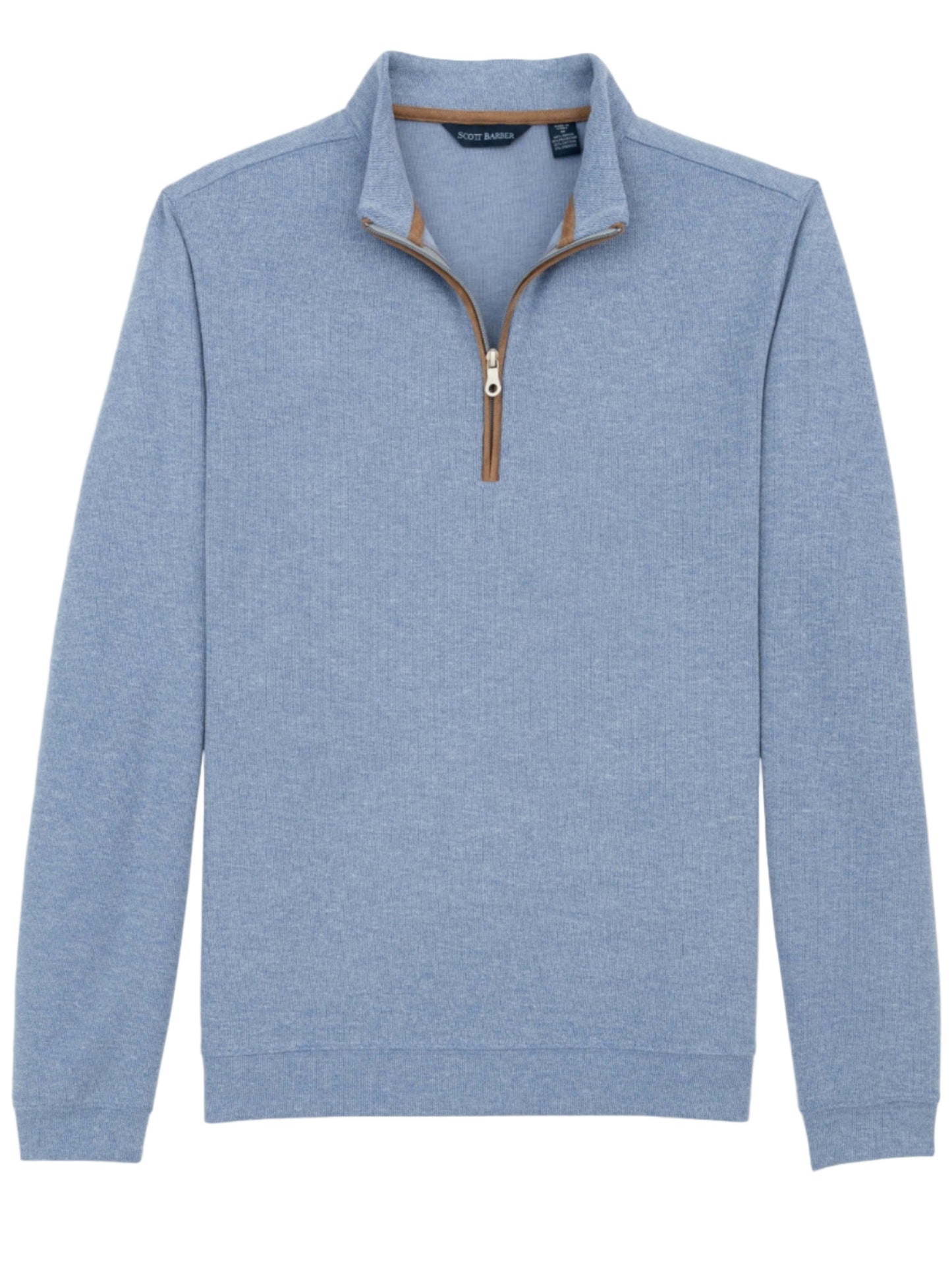 Stretch Heather Fleece Pullover (Country Blue)