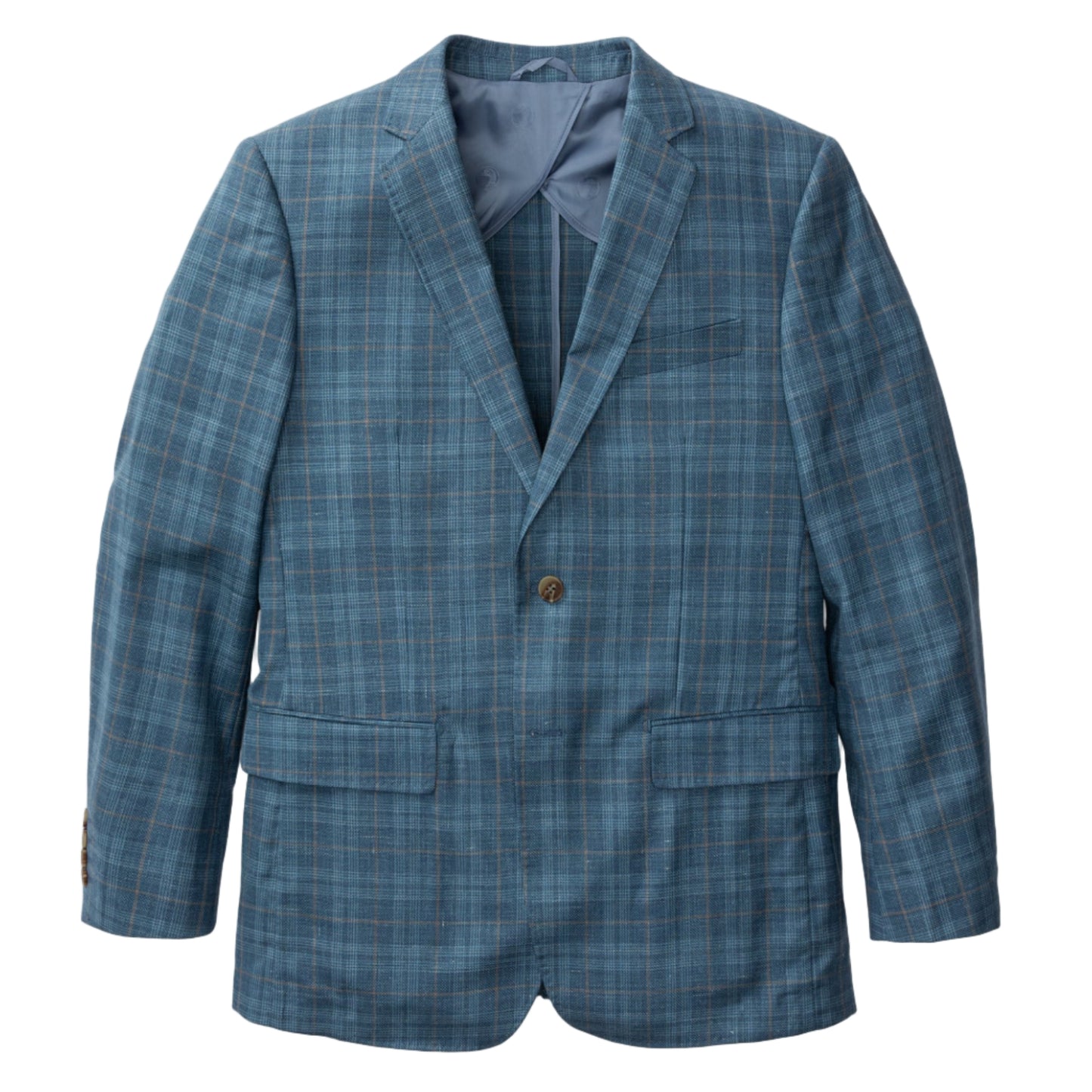 Farland Plaid Sport Coat (Shadow Blue)