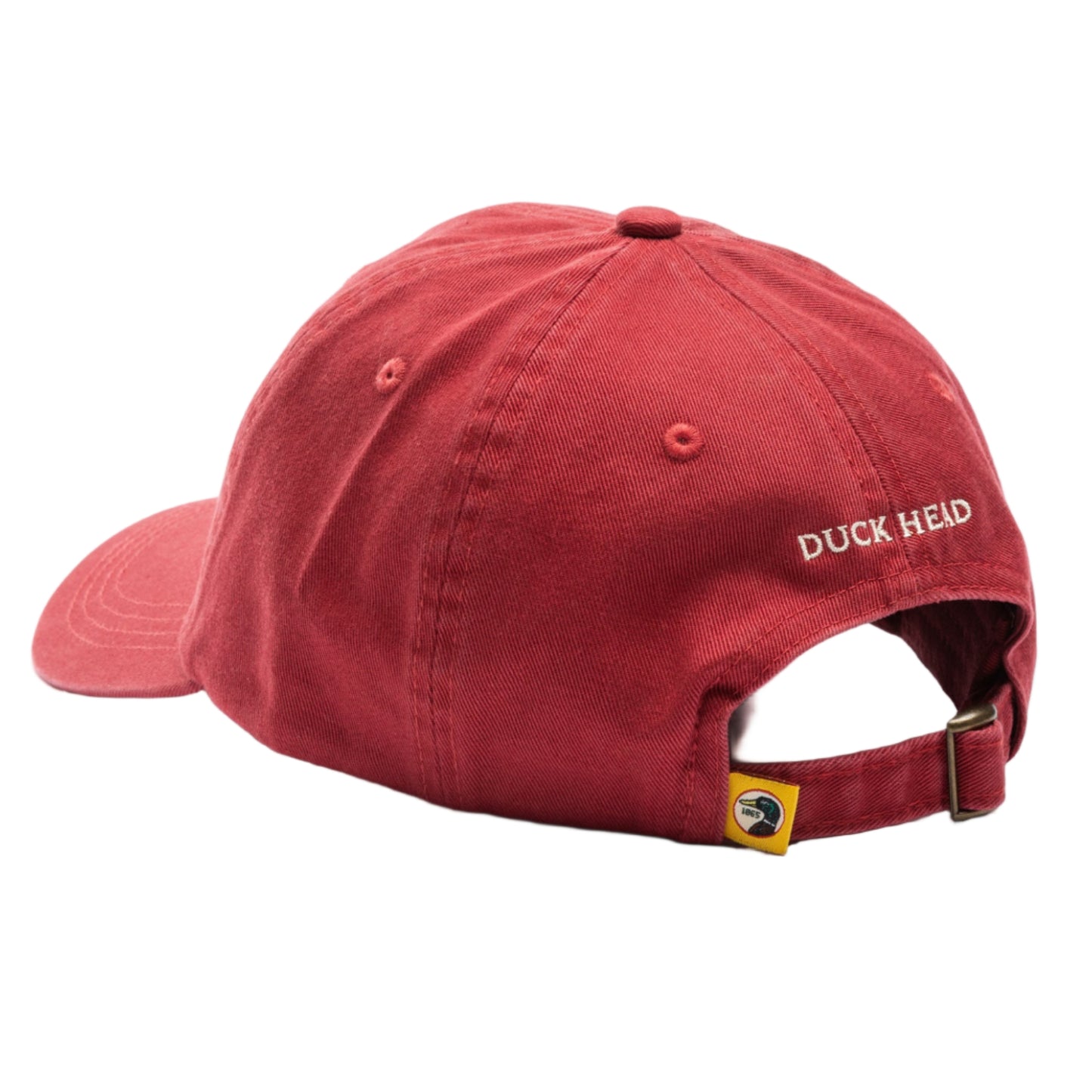 Circle Patch Twill Hat (Brick Red)