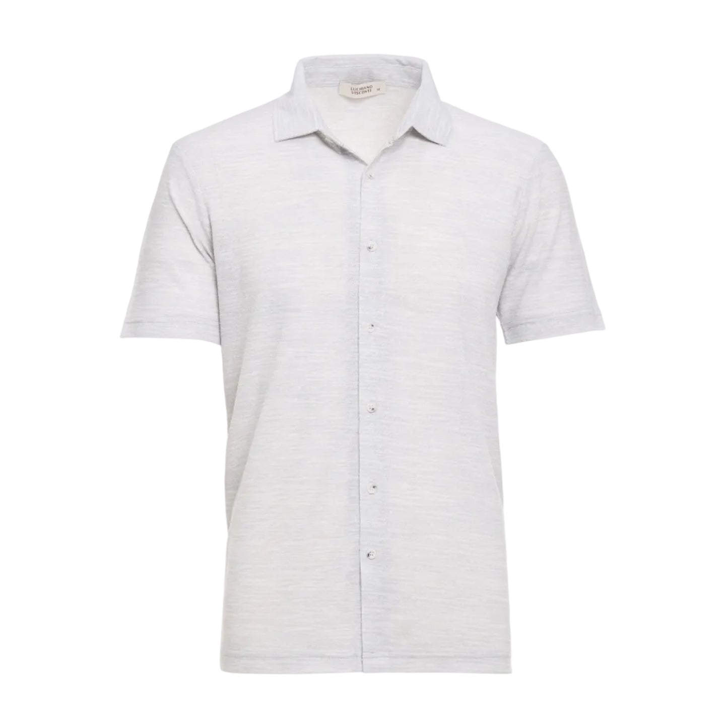 Luchiano Visconti Short Sleeve Button Down (Grey)