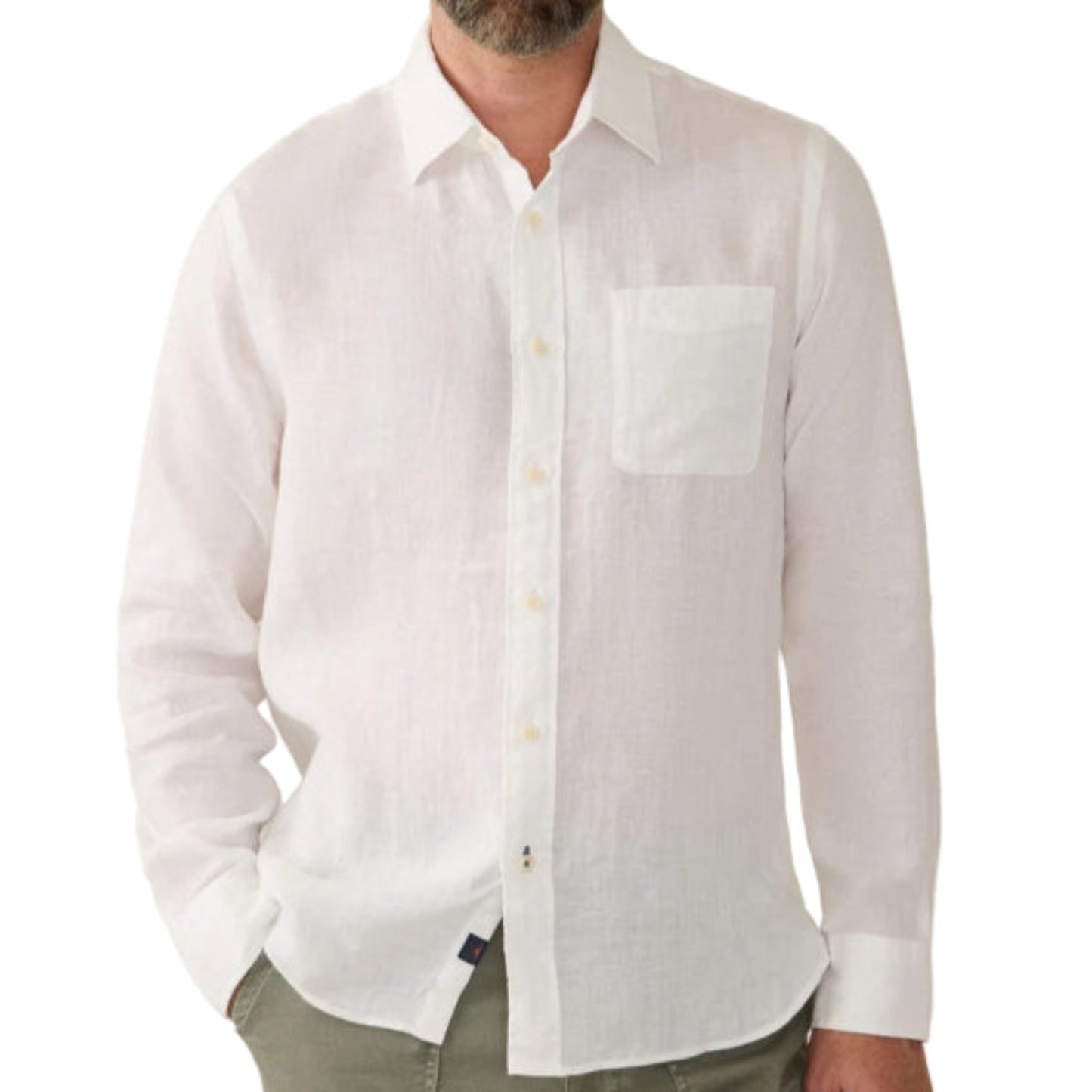 Laguna Linen Shirt (White)