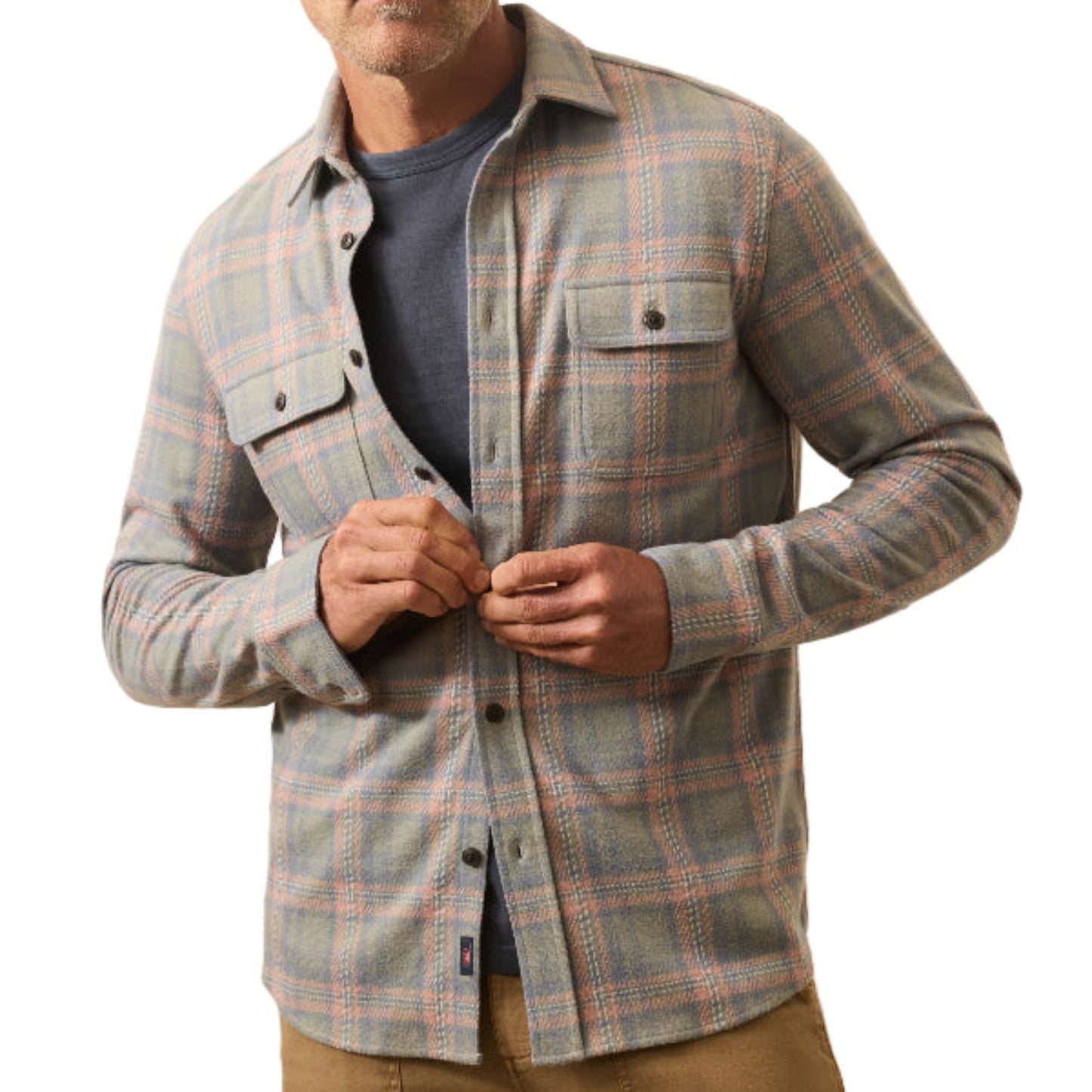 Legend Sweater Shirt (Forest Rose Plaid)