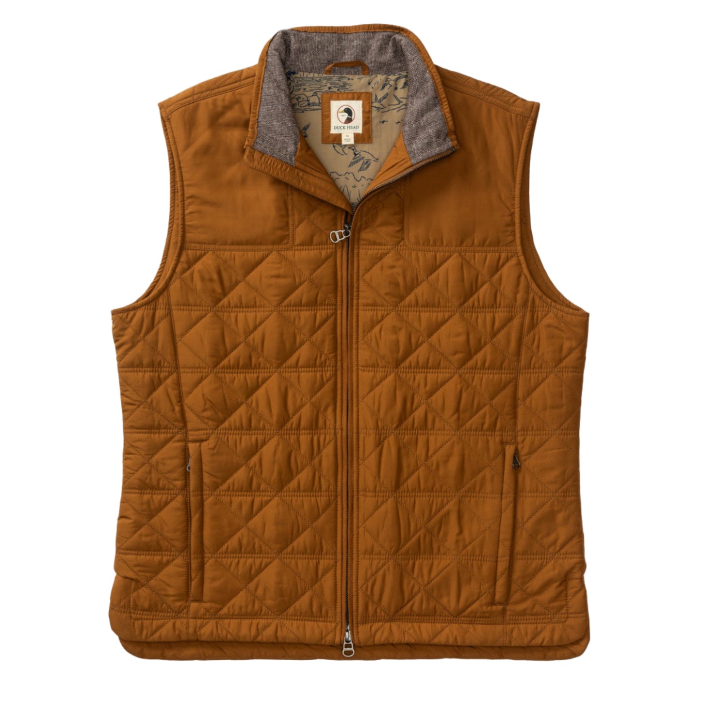 Fremont Sport Performance Quilted Vest (Dark Amber)
